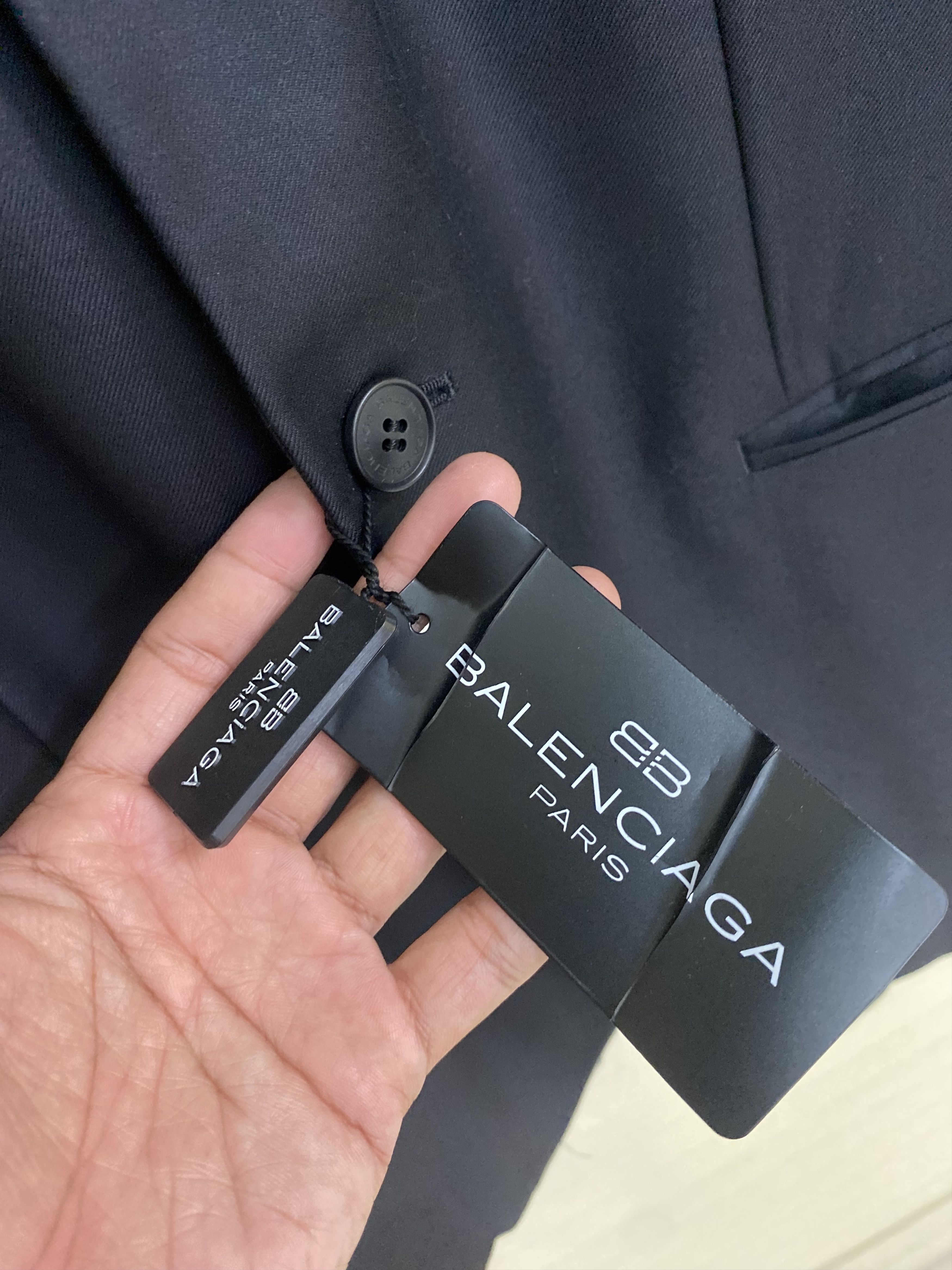 Balenciaga NWT Balenciaga Wool Single Breasted Blazer Size 40R - 4 Thumbnail