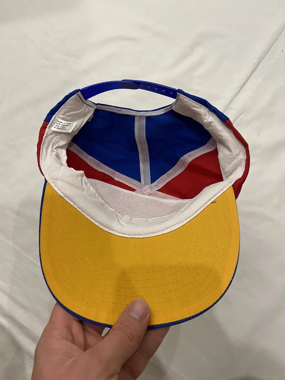 Vintage VERY RARE VINTAGE 80’S MCDONALDS MULTICOLOUR Y2K CAP HAT Size ONE SIZE - 10 Thumbnail