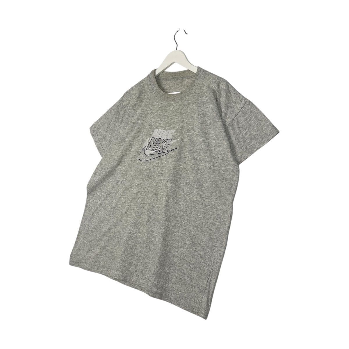 Designer × Vintage T-shirt vintage Nike swoosh Grey tag Size US L / EU 52-54 / 3 - 3 Thumbnail