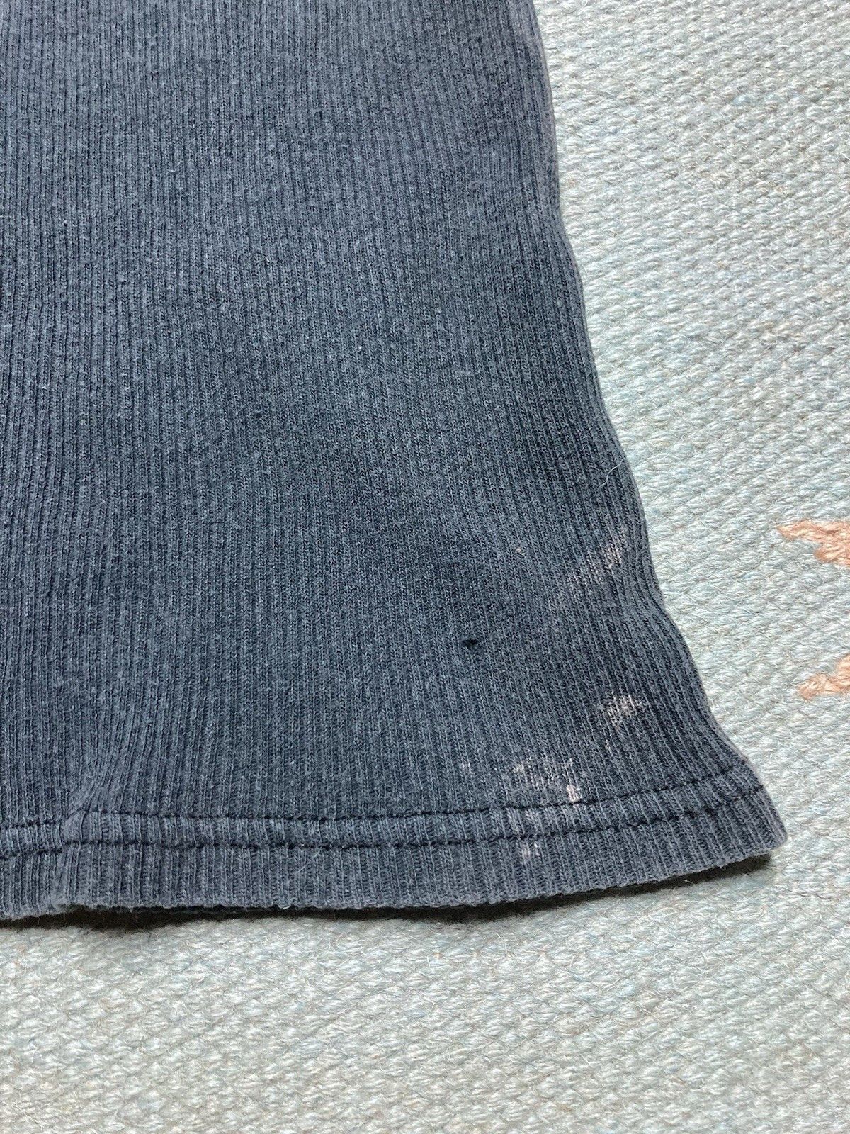 Vintage Fruit loom ribbed tank top beater shirt faded cotton XL Size US XL / EU 56 / 4 - 9 Thumbnail