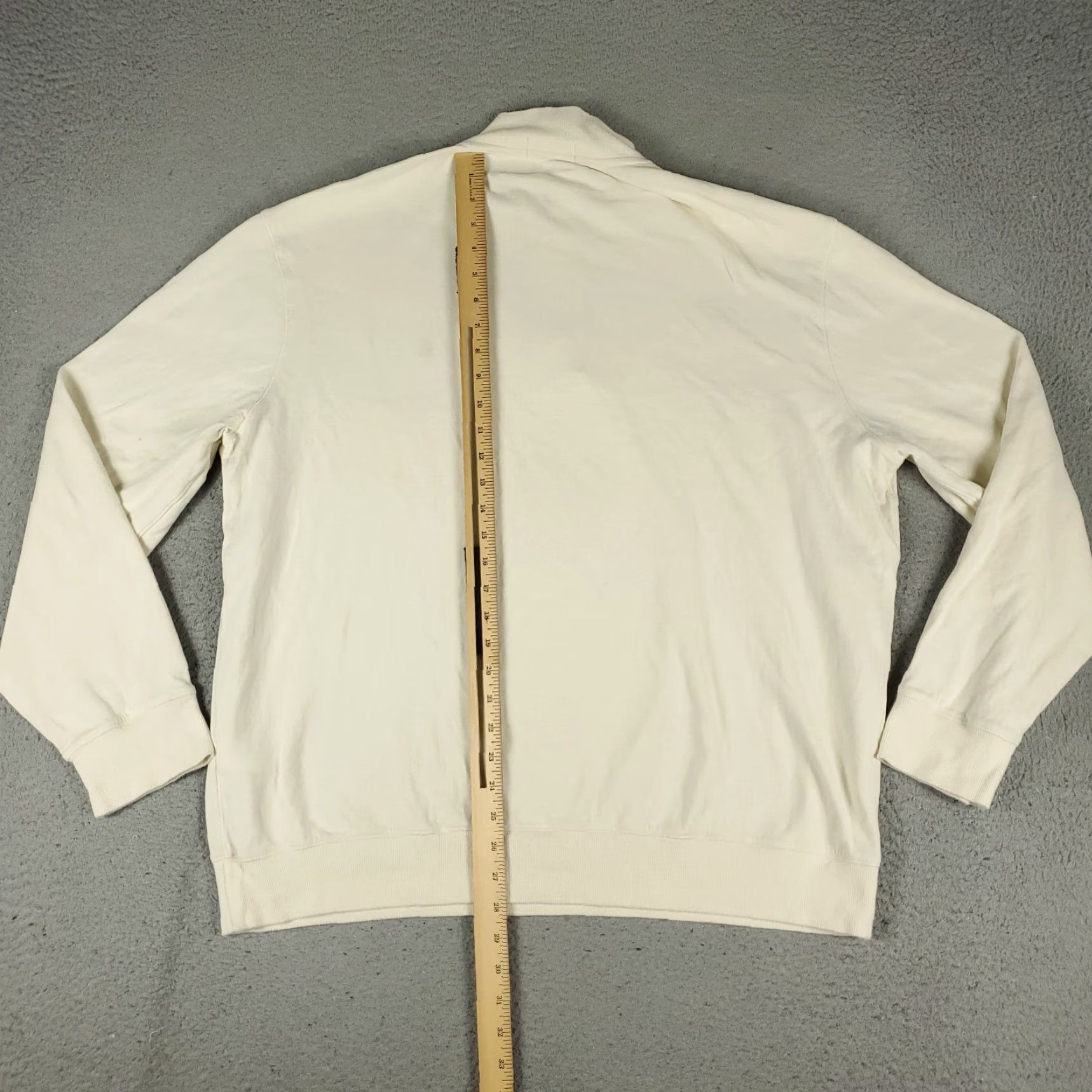 Ralph Lauren Ralph Lauren Sweater XL Beige 1/4 Zip Pullover Long Sleeve Mens Size US XL / EU 56 / 4 - 7 Thumbnail