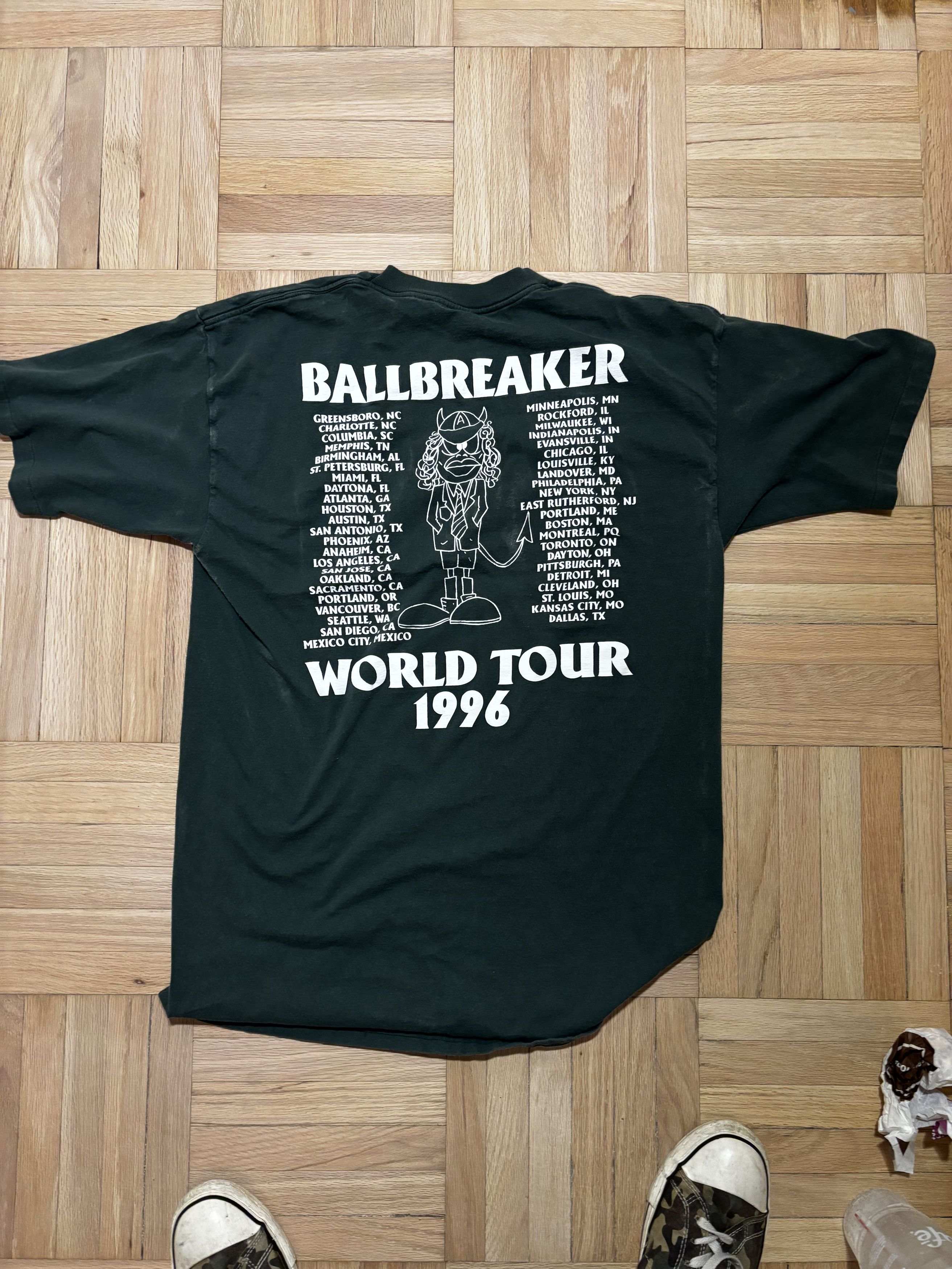 Vintage Vintage 1996 AC/DC Tour Shirt Size US L / EU 52-54 / 3 - 4 Thumbnail