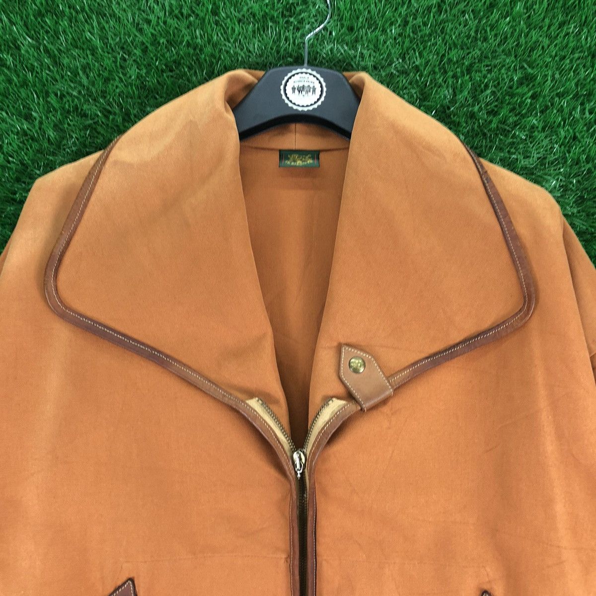 Il Bisonte Vintage IL Bisonte Zipper Jacket Duck Canvas Leather Size US S / EU 44-46 / 1 - 7 Thumbnail