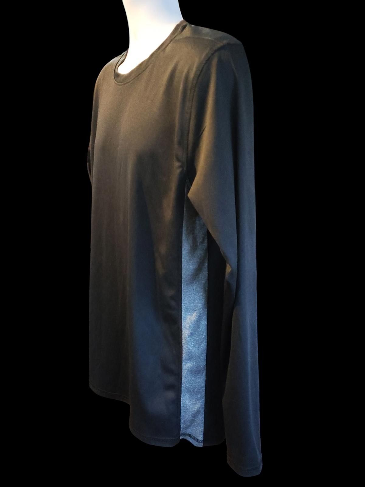 Designer Gametime Men's Long Sleeve Activewear Shirt with Side Stripe Size ONE SIZE - 3 Thumbnail