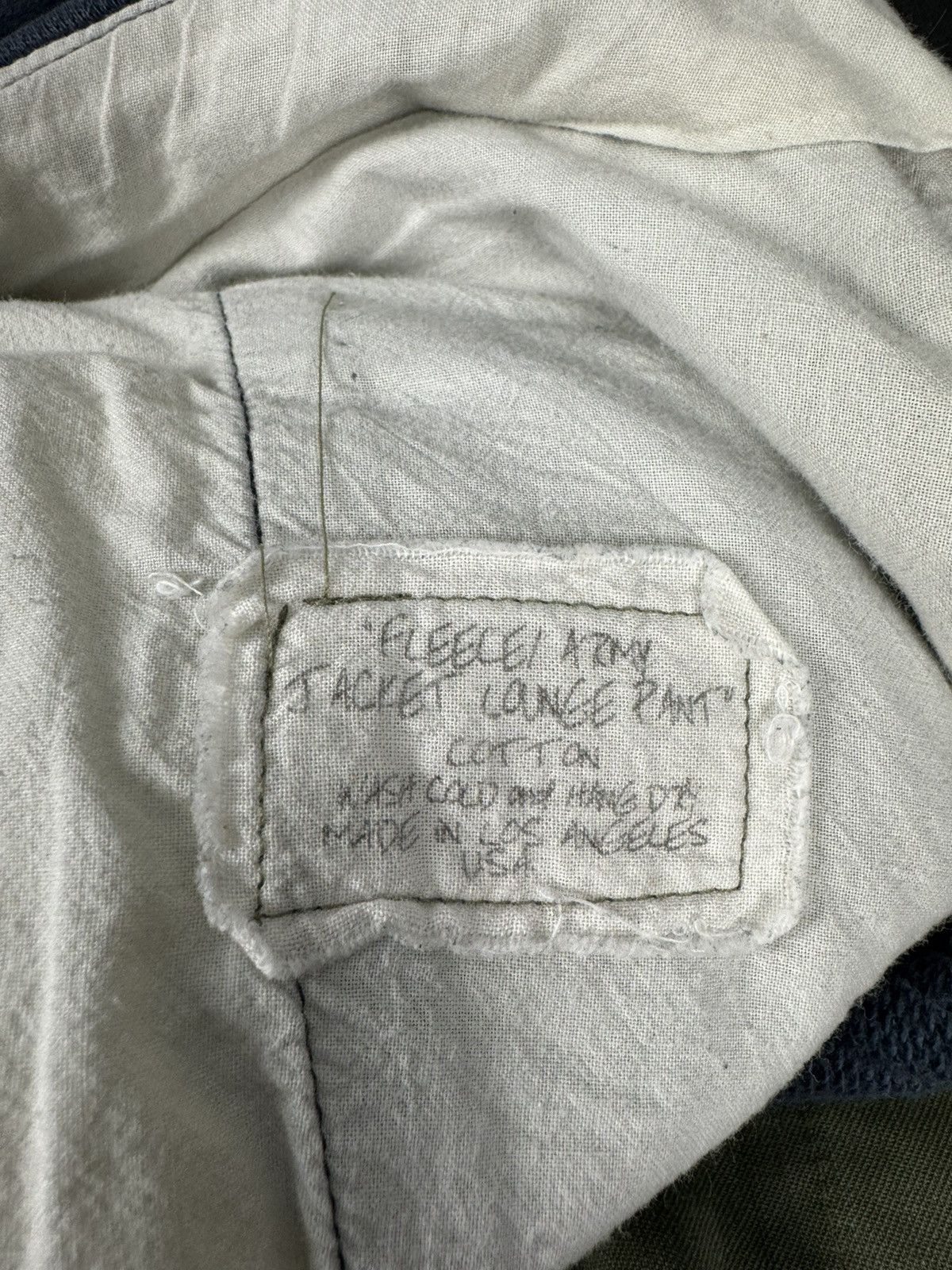 Greg Lauren Fleece / Army Lounge Pant Size US 34 / EU 50 - 4 Thumbnail