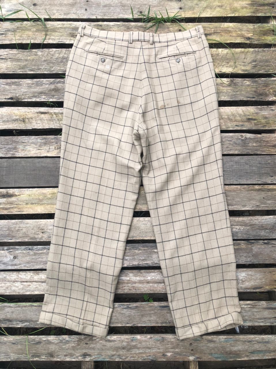 Vintage × Yves Saint Laurent Vintage YSL Yves Saint Laurent Wool Pants Size US 34 / EU 50 - 2 Thumbnail