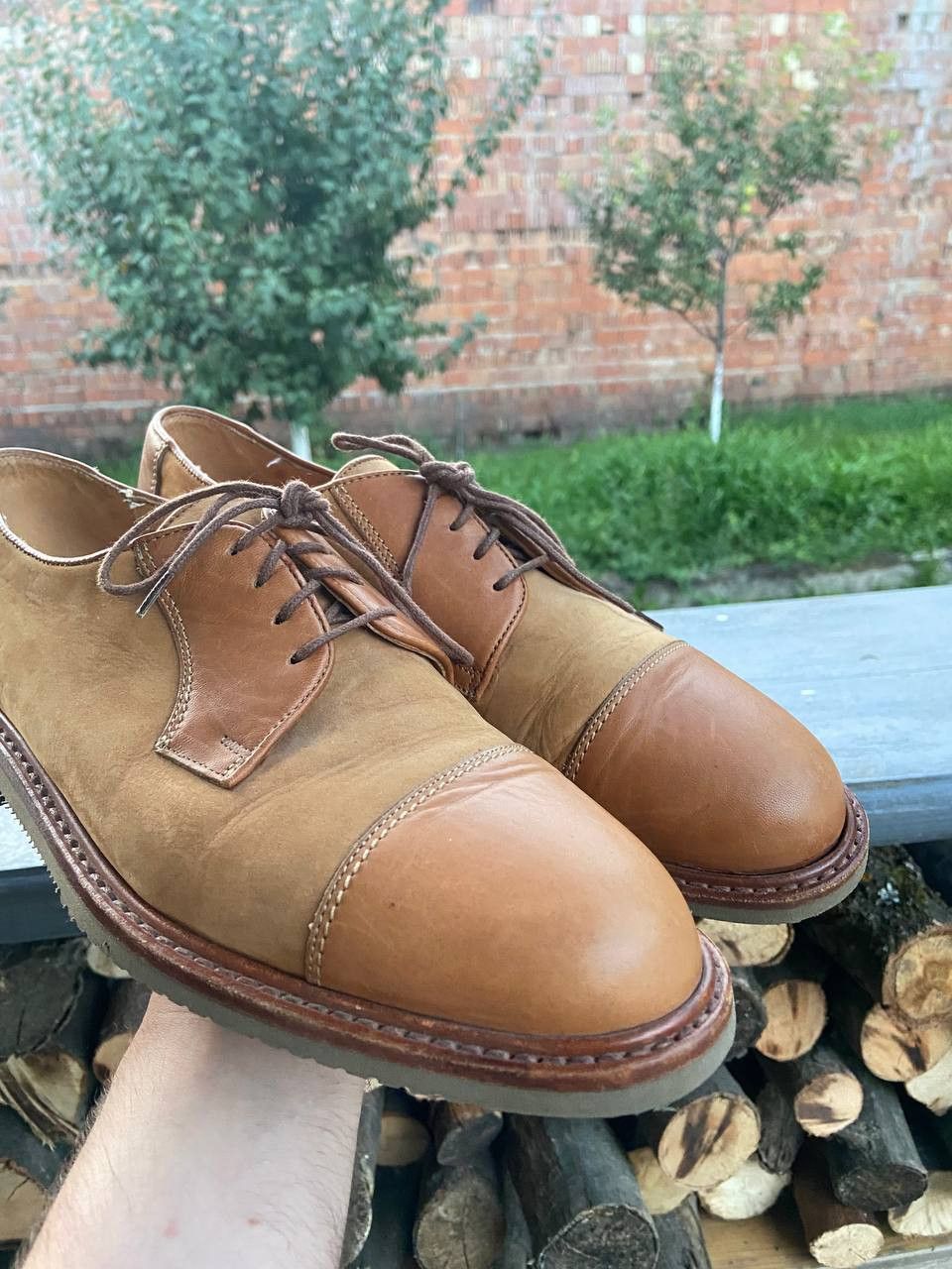 Bally Vintage Bally Guidi style Faded Leather Shoes Size US 9.5 / EU 42-43 - 3 Thumbnail