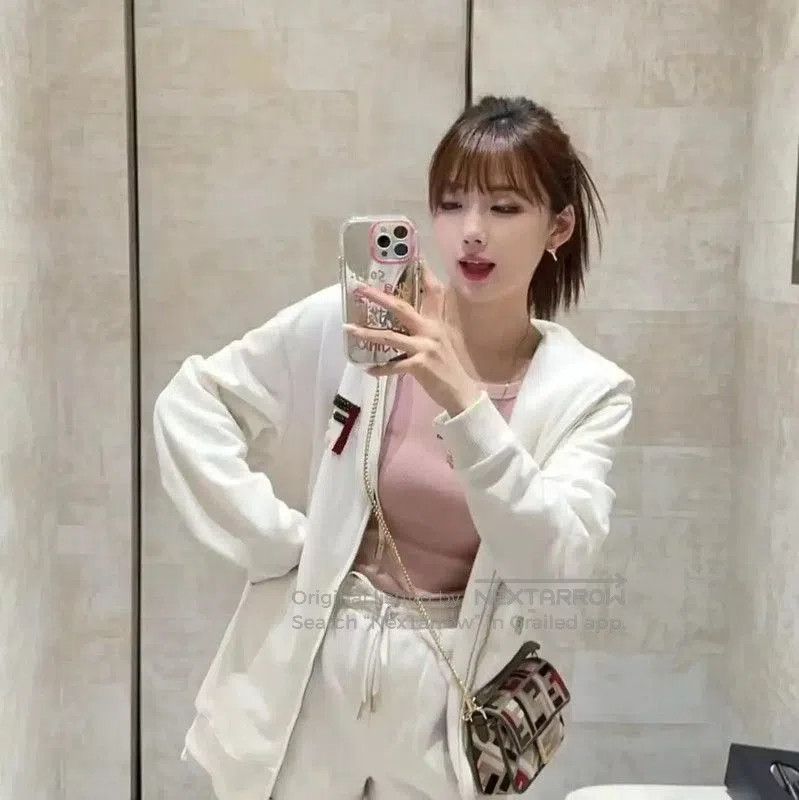 Fendi Fendi White Cotton Hoody for Women . Size M / US 6-8 / IT 42-44 - 8 Thumbnail
