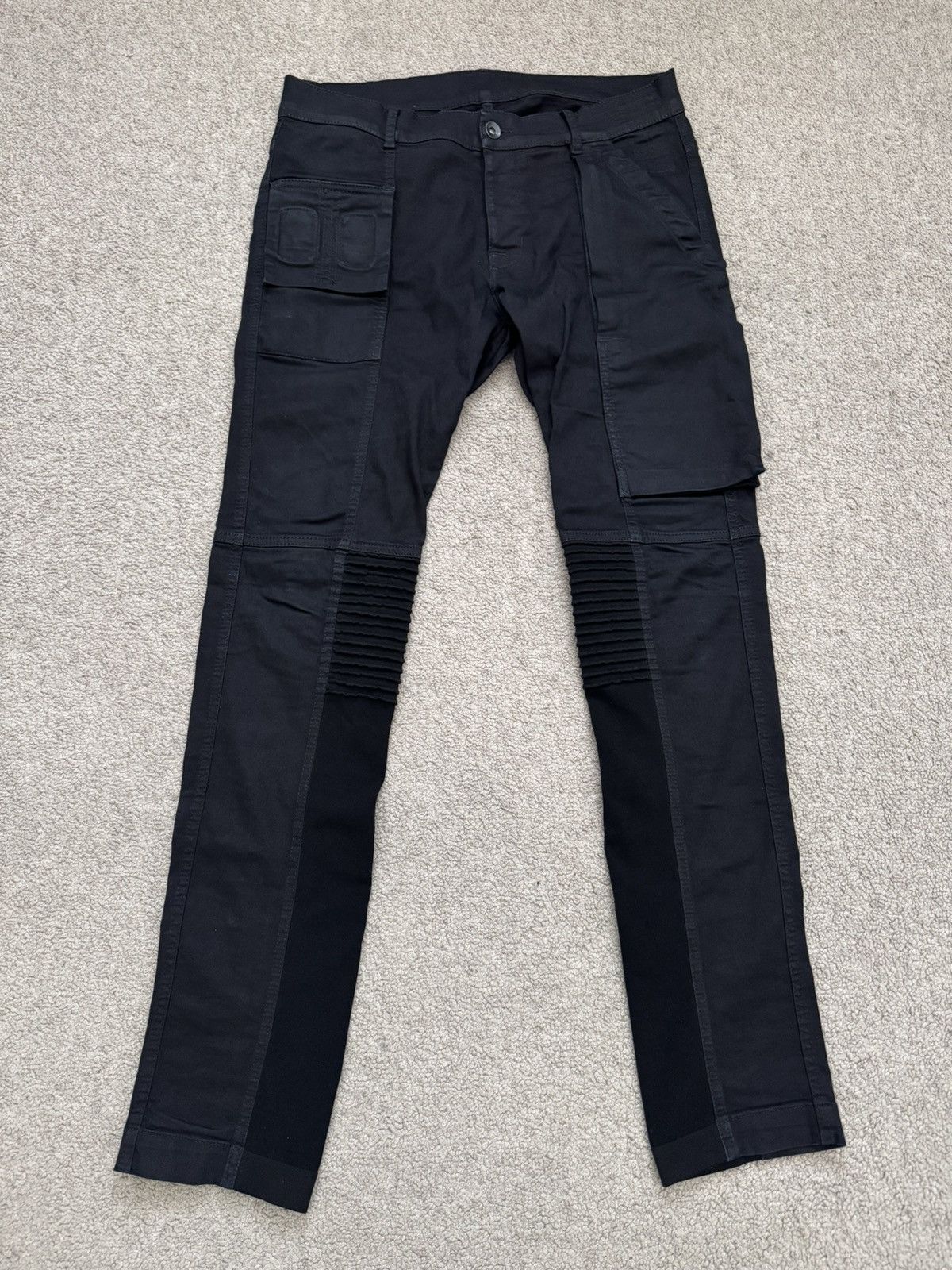Rick Owens Drkshdw SS16 Rick Owens Drkshdw Memphis black wax denim 