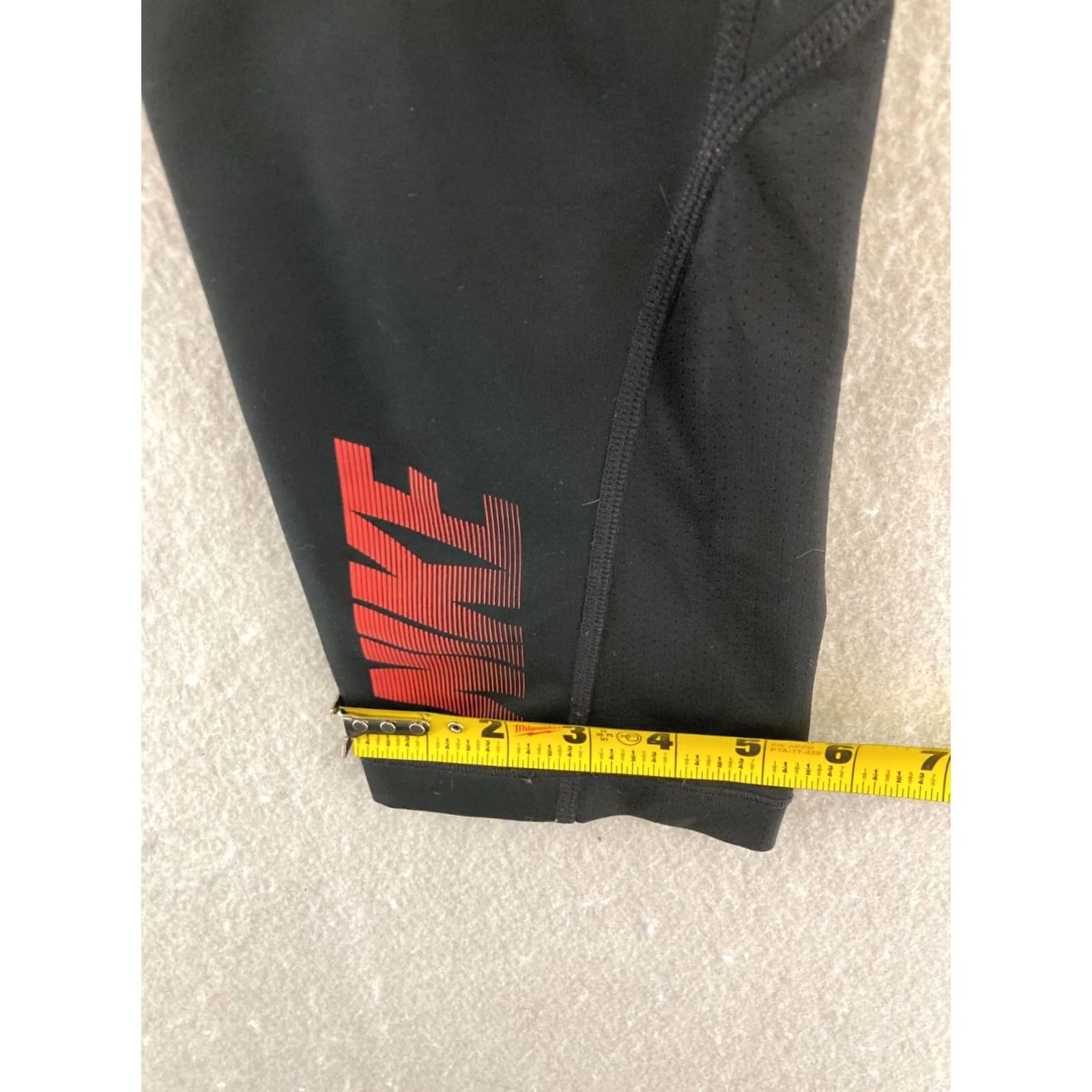 Nike Nike Pro Pants Womens M Compression Stretch Drifit Legging Tapered Black Size 32" / US 10 / IT 46 - 6 Thumbnail