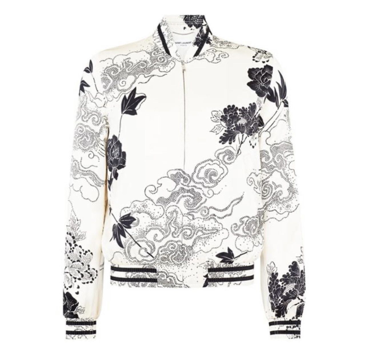 Saint Laurent Teddy Nauge Bomber Jacket
