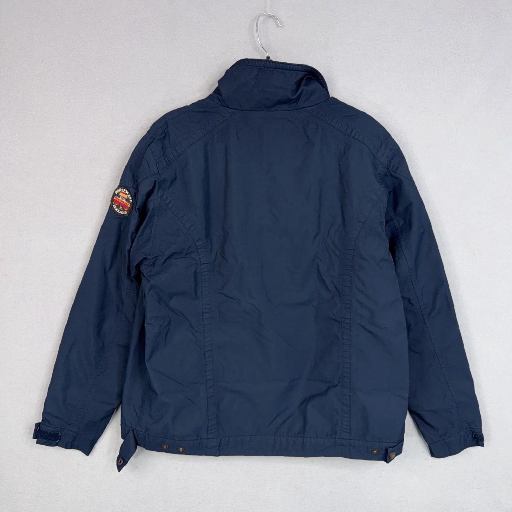 Vintage Horseware Ireland Jacket Womens Large Blue Windbreaker Equestrian Riding Casual Zip Pockets Size L / US 10 / IT 46 - 7 Thumbnail