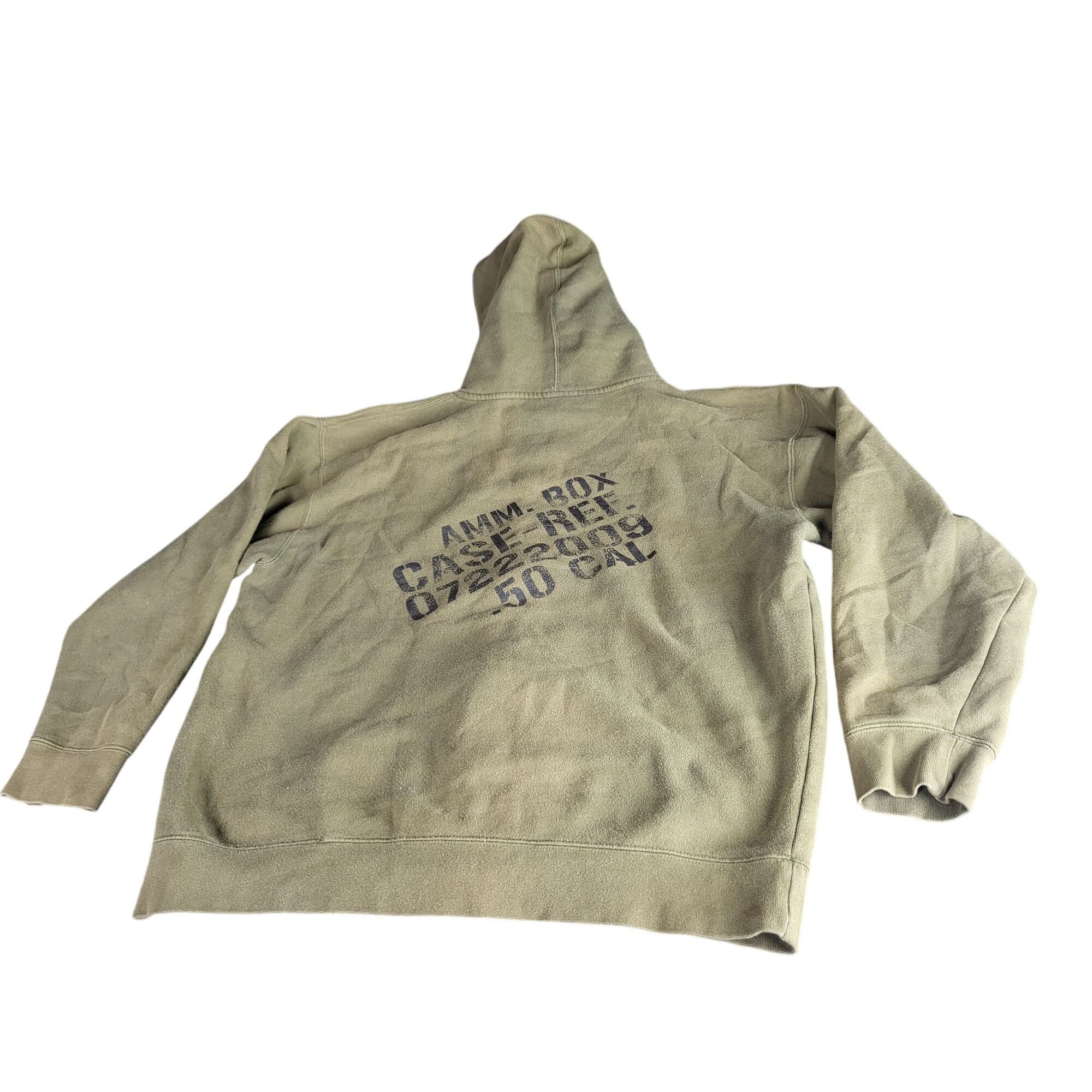Other Infantry US Army Hoodie Men Sz XL Green Double Sided Militar Size US XL / EU 56 / 4 - 7 Thumbnail