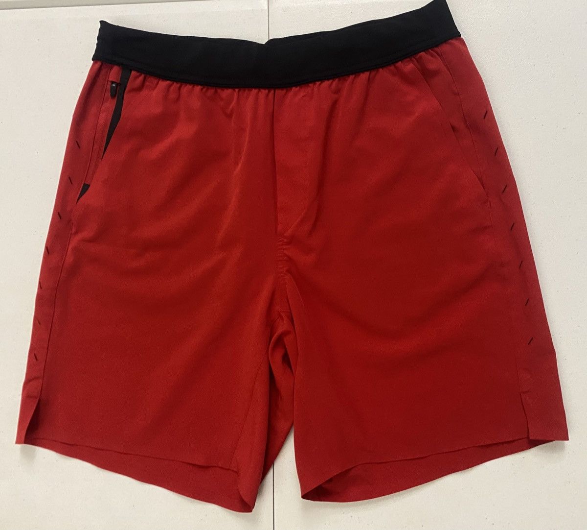 Ten Thousand Ten Thousand Red/Black Techno The Interval unLined Short Med Size US 34 / EU 50 - 1 Thumbnail