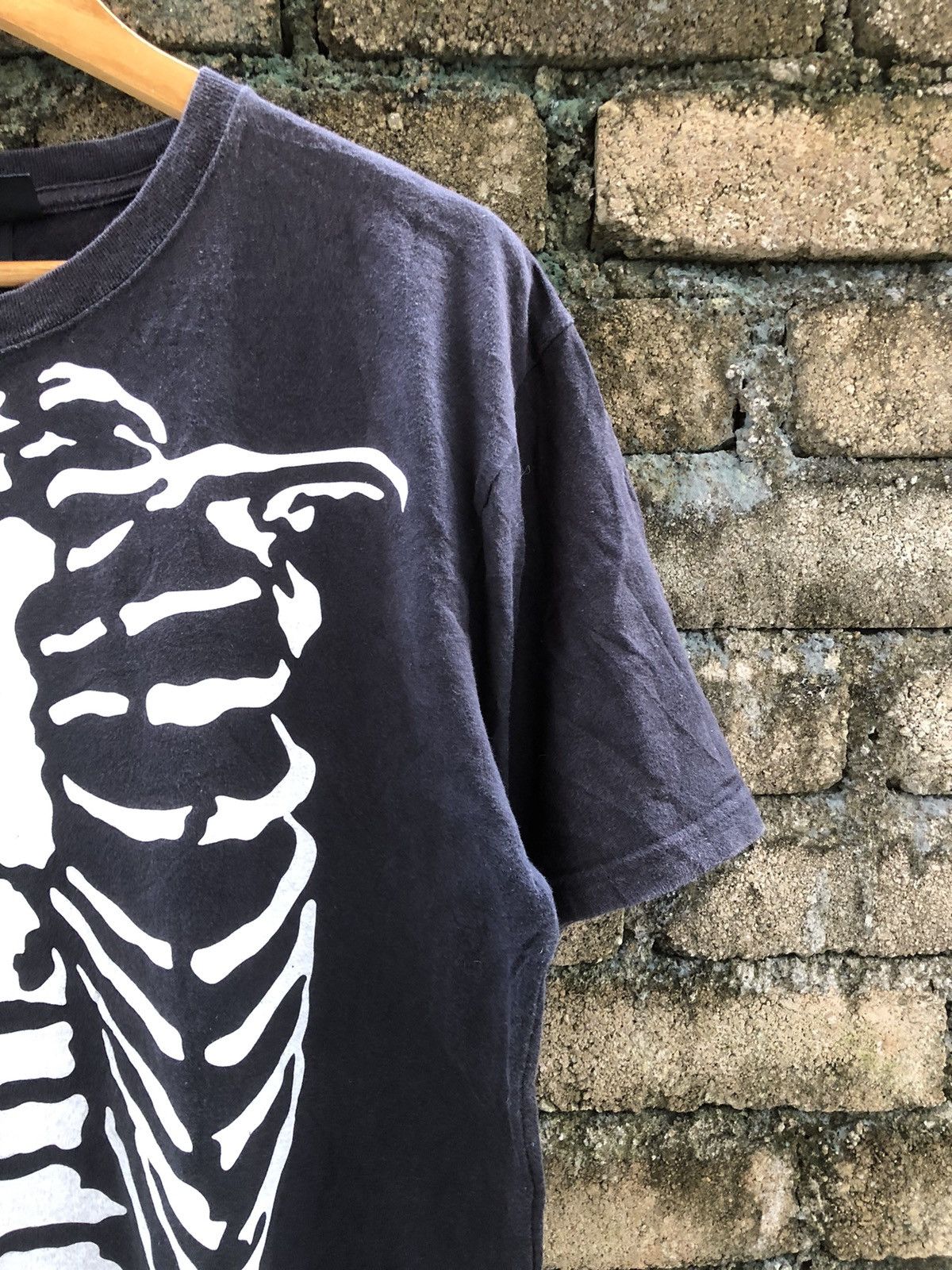 Band Tees × Nirvana × Vintage Vintage Y2K CBGB & OMFUG Home Of Underground Rock Skeleton Size US L / EU 52-54 / 3 - 6 Thumbnail