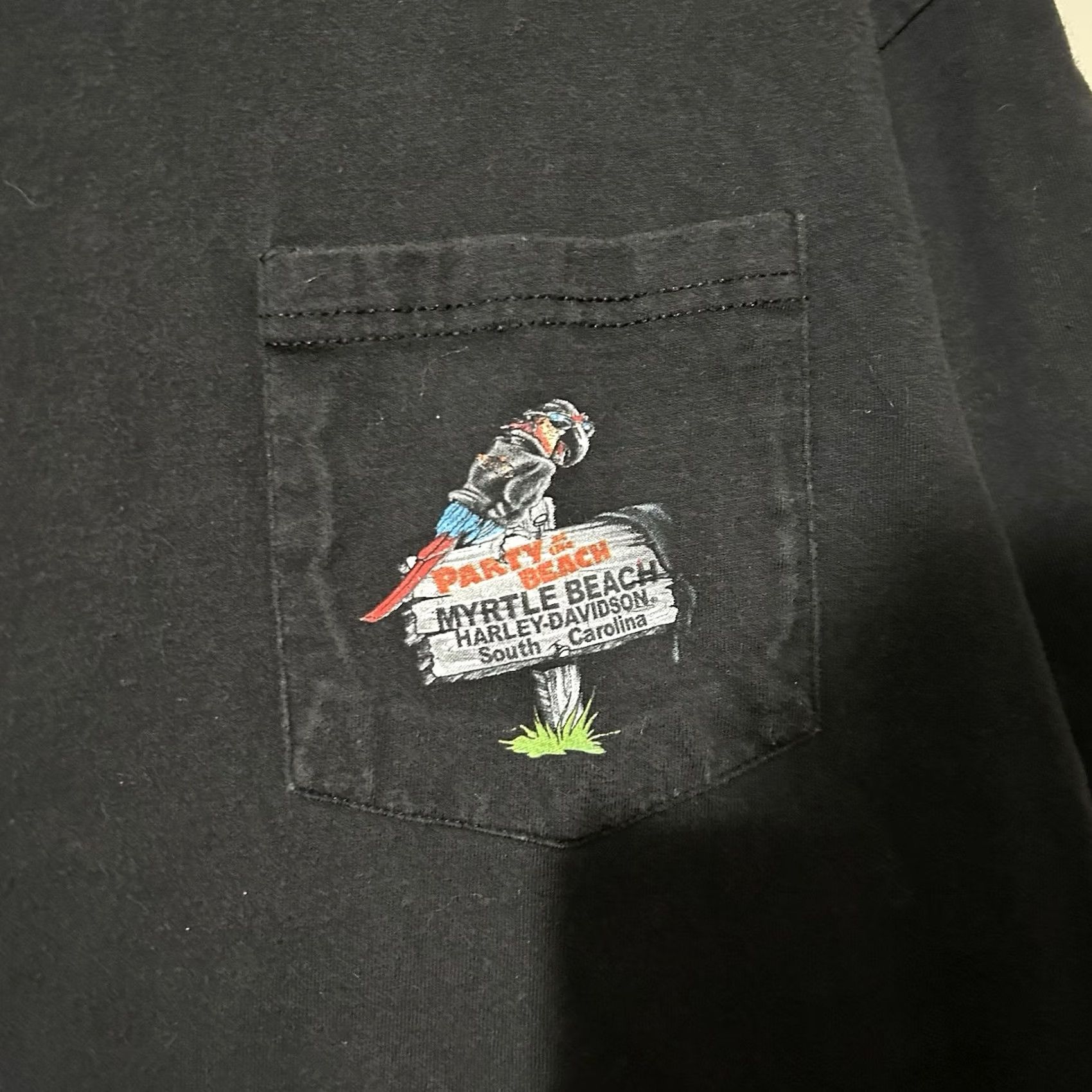 Harley Davidson Harley-Davidson Shirt XL Black Men Motorcycle Spring 2013 South Carolina Bike Week Size US XL / EU 56 / 4 - 3 Thumbnail