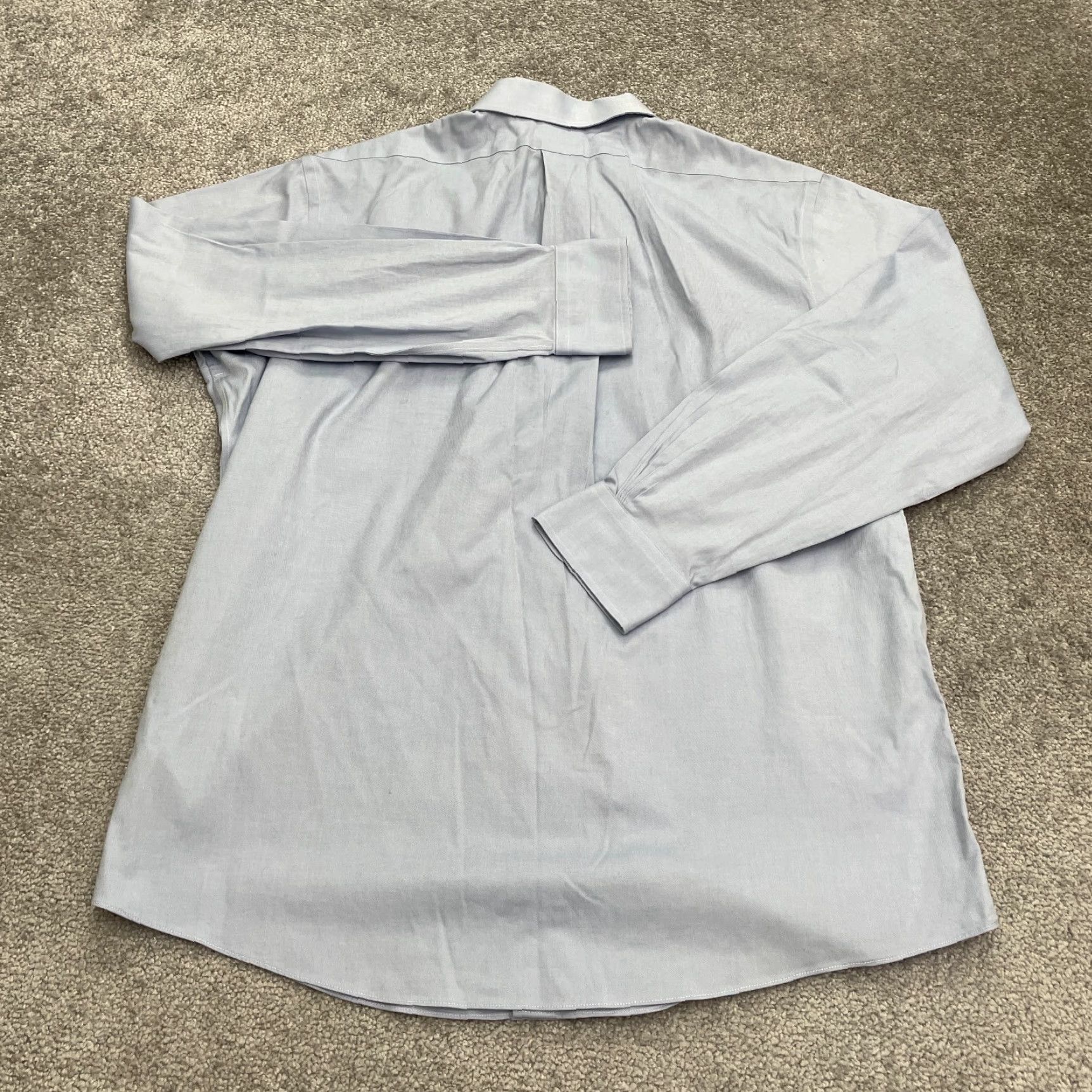 Brooks Brothers Brooks Brothers Dress Shirt Men 16 Blue Long Sleeve Cotton Regular Fit Work Casual Size 42R - 2 Thumbnail