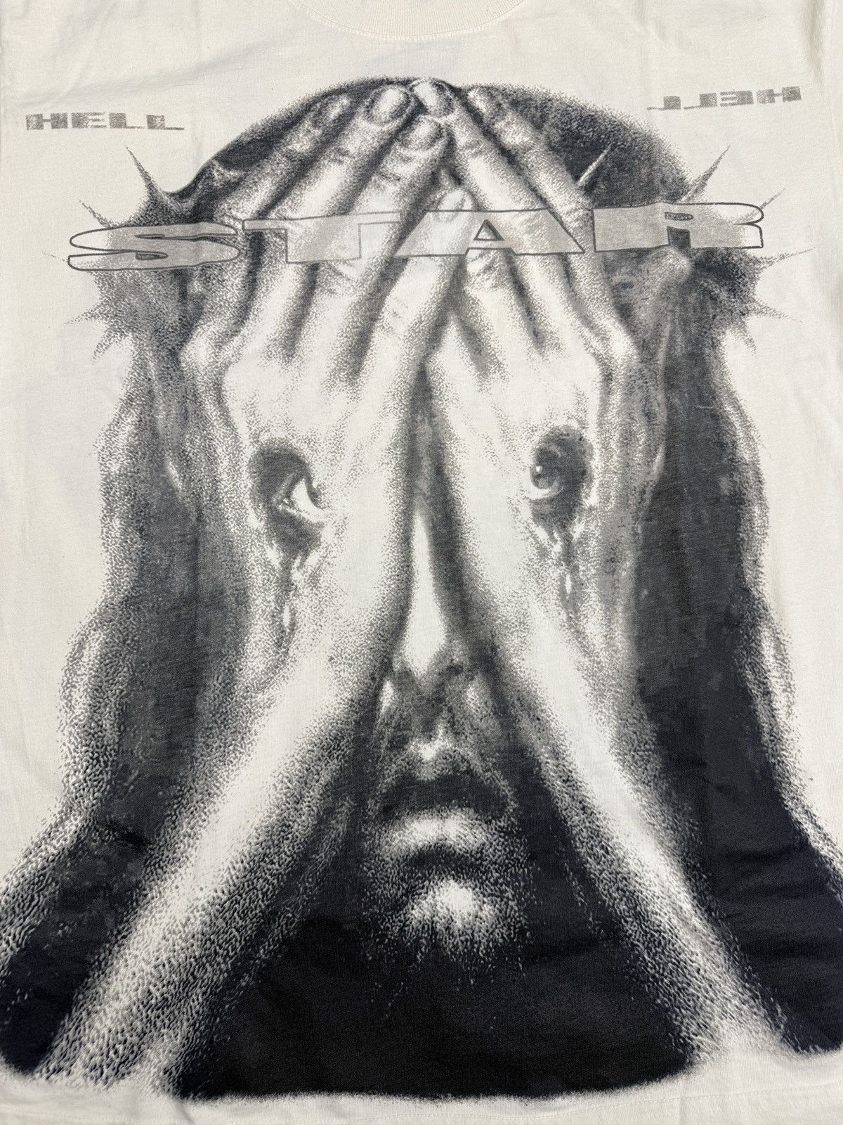 HELLSTAR Hellstar Jesus Eyes T-shirt Size US M / EU 48-50 / 2 - 2 Thumbnail