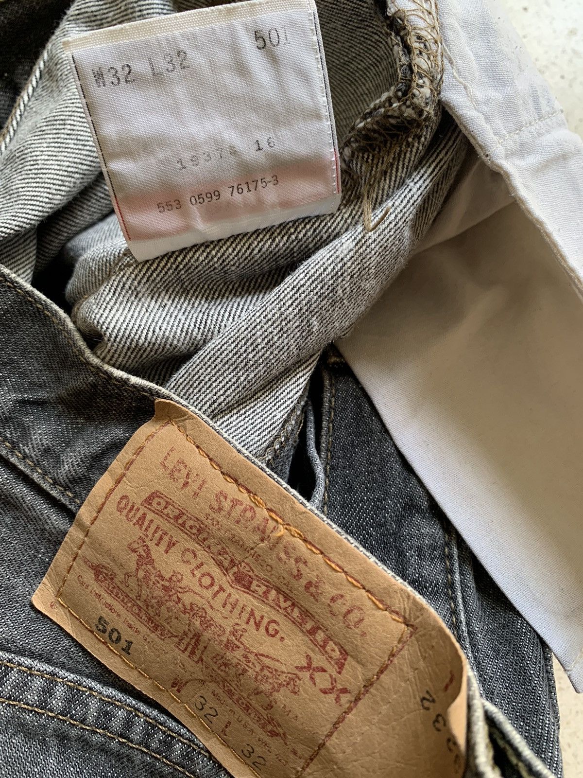 Levi's Made & Crafted Vintage Levi’s 501 ripped jeans Size US 32 / EU 48 - 8 Thumbnail