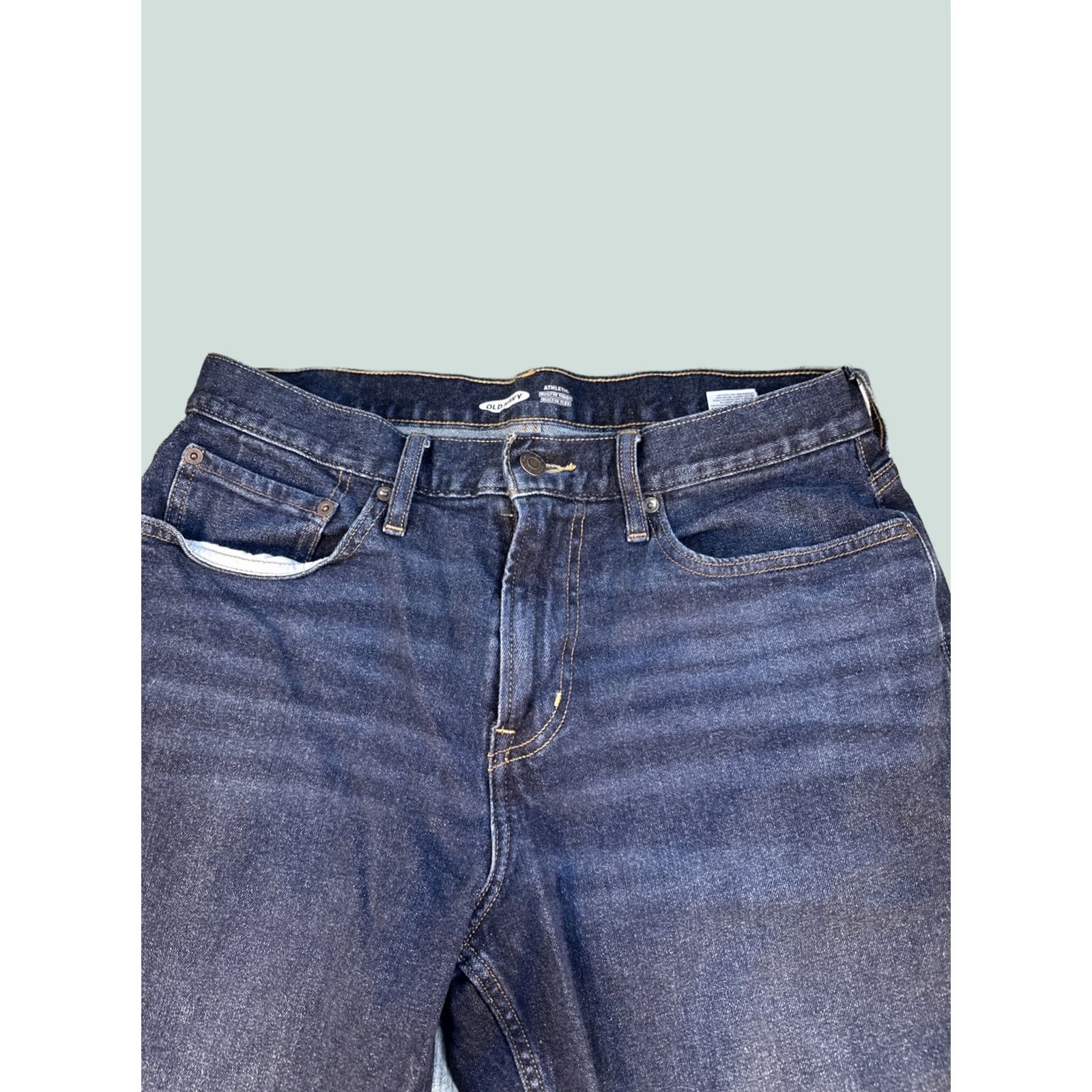 Old Navy VINTAGE Men’s Old Navy Jeans Athletic Built-In Flex 32 X 32 Blue Straight Mens Size US 32 / EU 48 - 1 Thumbnail