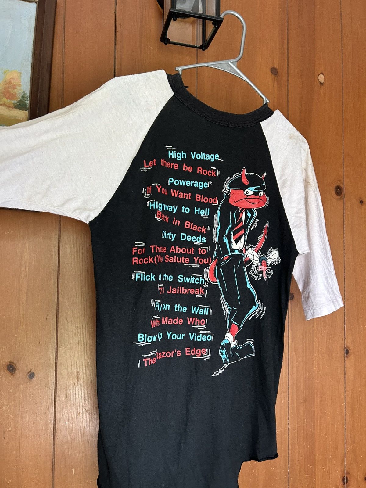 Other Vintage 1990 AC DC Tour Shirt Size Large Metal Rock Size US L / EU 52-54 / 3 - 10 Thumbnail