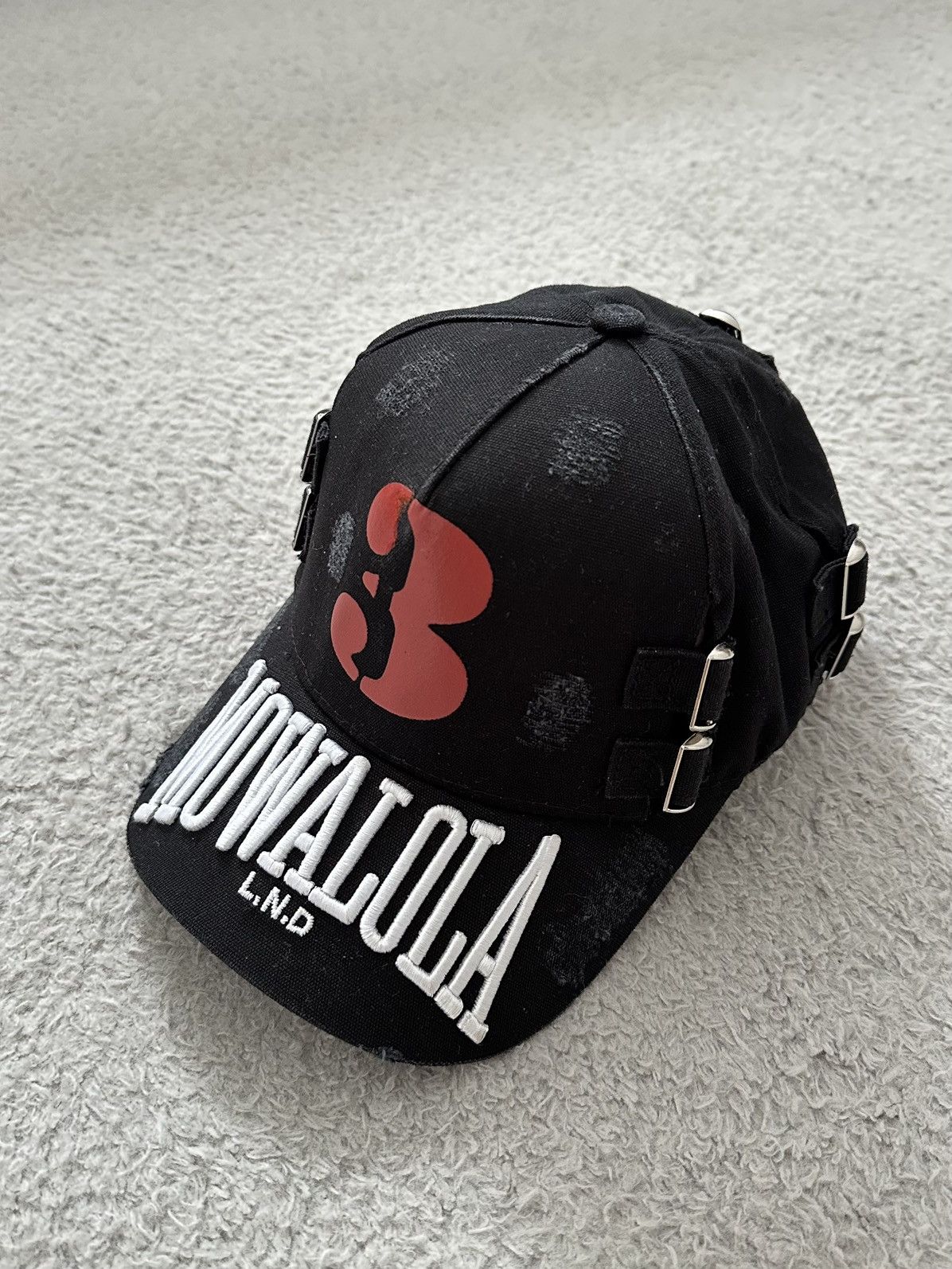 Mowalola Mowalola Brown Puff Puff Trucker Hat | Grailed