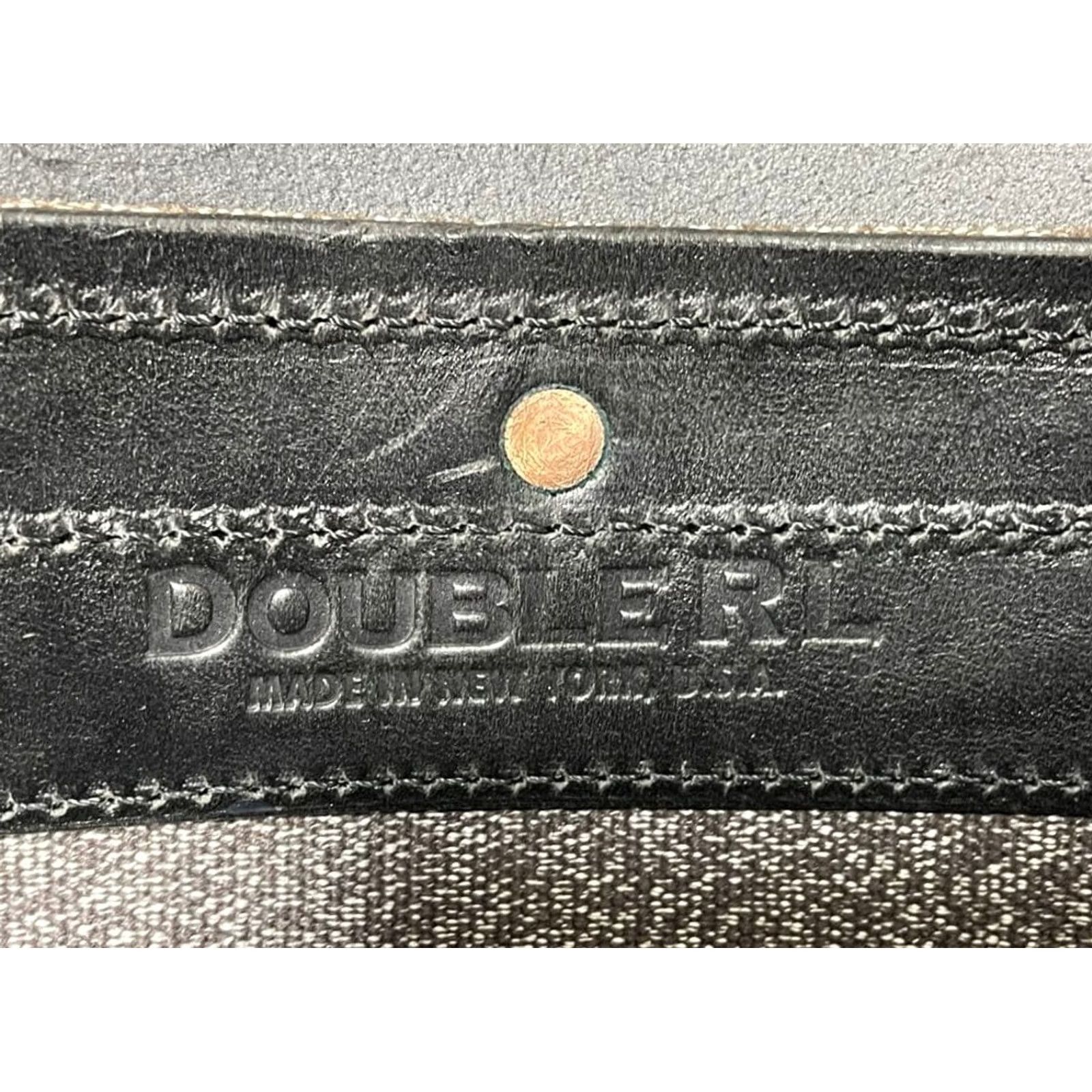 Ralph Lauren RRL Ralph Lauren Shoulder Bag Medium Gray Black Twill Pepper & Salt Excellent Condition Size ONE SIZE - 4 Thumbnail