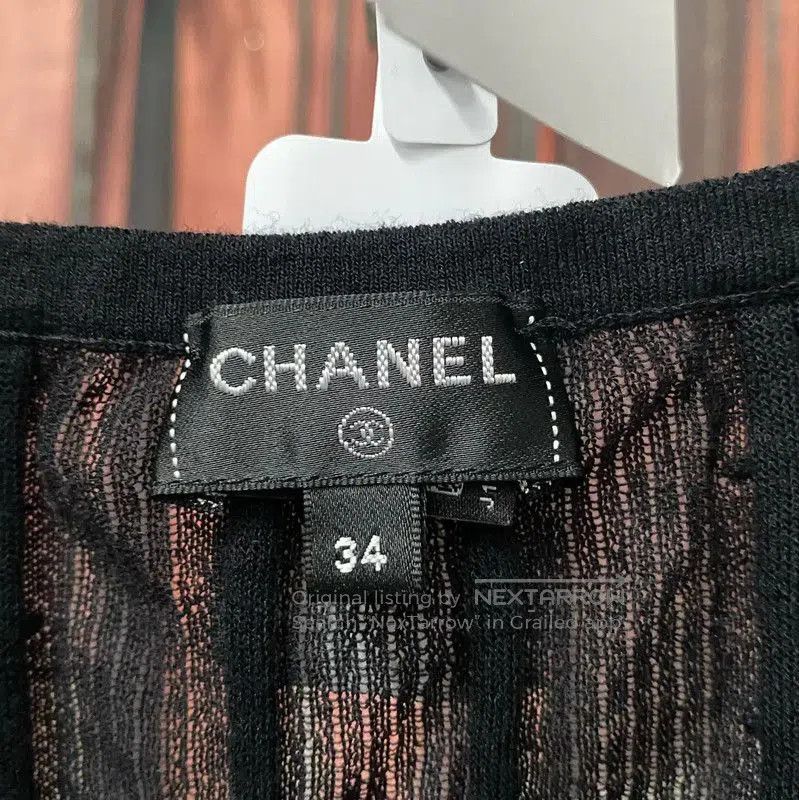 Chanel Chanel Summer Black Short Sleeve Top . Size XXS / US 00 / IT 34 - 6 Thumbnail