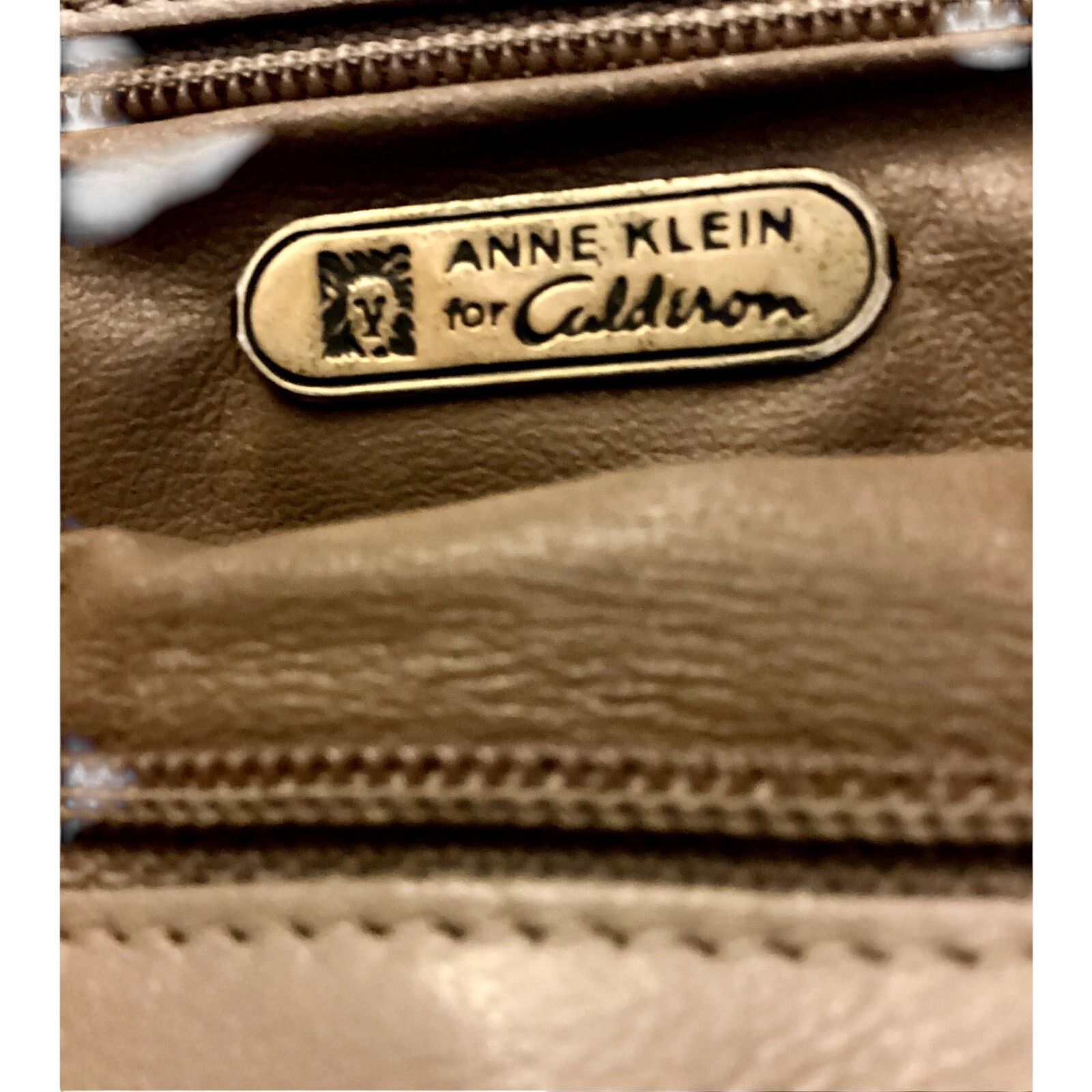 Anne Klein Vintage Anne Klein by Calderon Cream Leather Shoulder Bag Size ONE SIZE - 5 Thumbnail