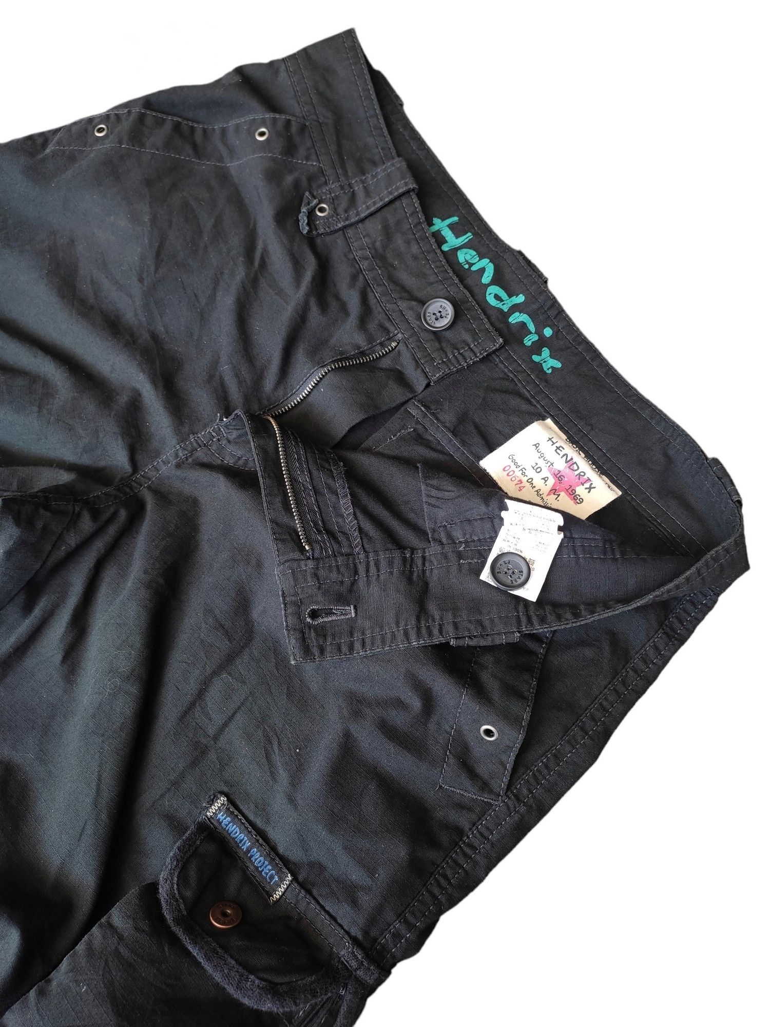 Japanese Brand 🎸Hendrix Project Archival 3d flared cargos🎸 Size US 36 / EU 52 - 5 Thumbnail