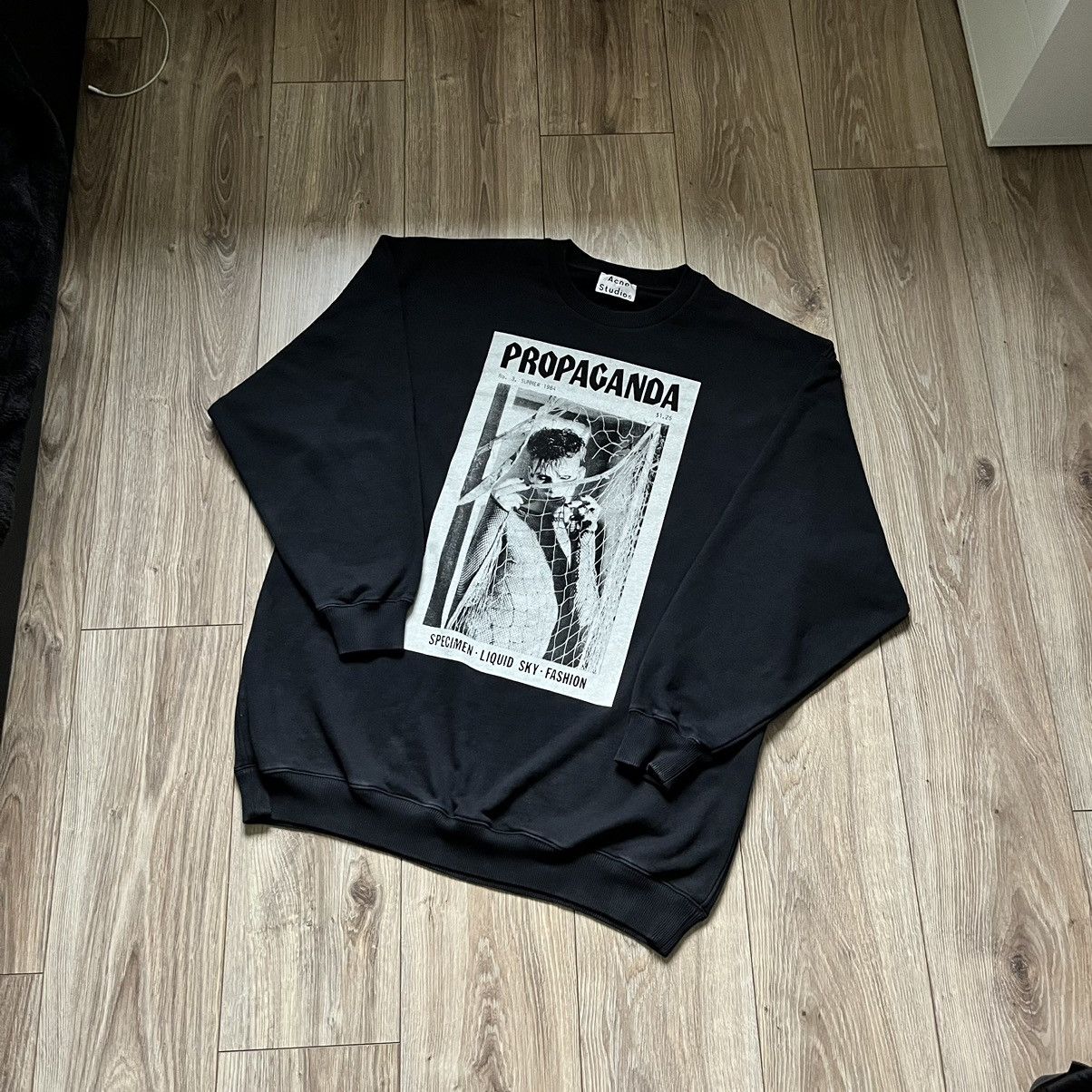 Acne Studios Luxury Rare Acne Studios Fina Propaganda Magazine Edition Sweatshirt Grailed