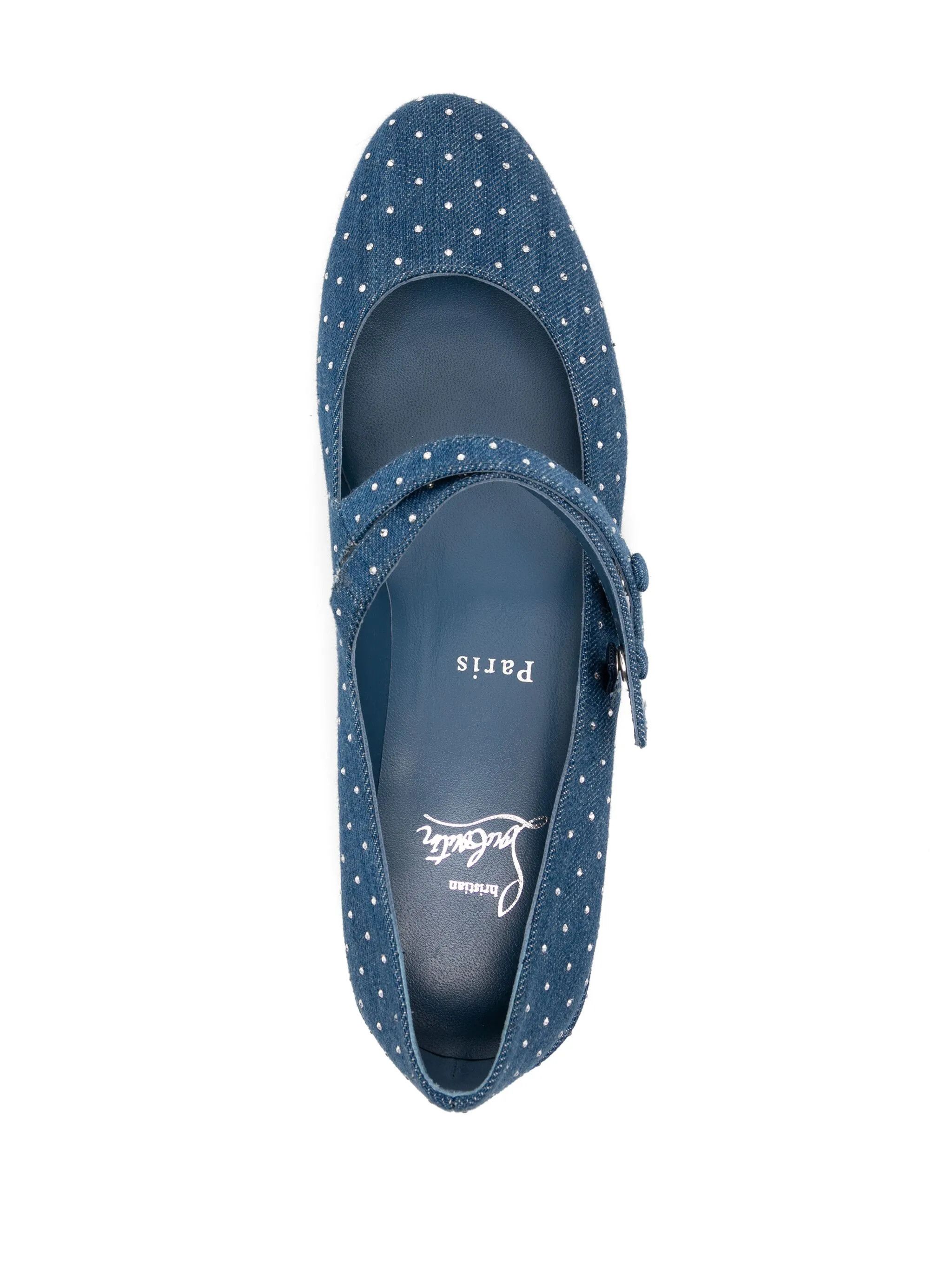 Chanel o1s1wg111025 Flats in Blue Size US 9.5 / IT 39.5 - 3 Thumbnail