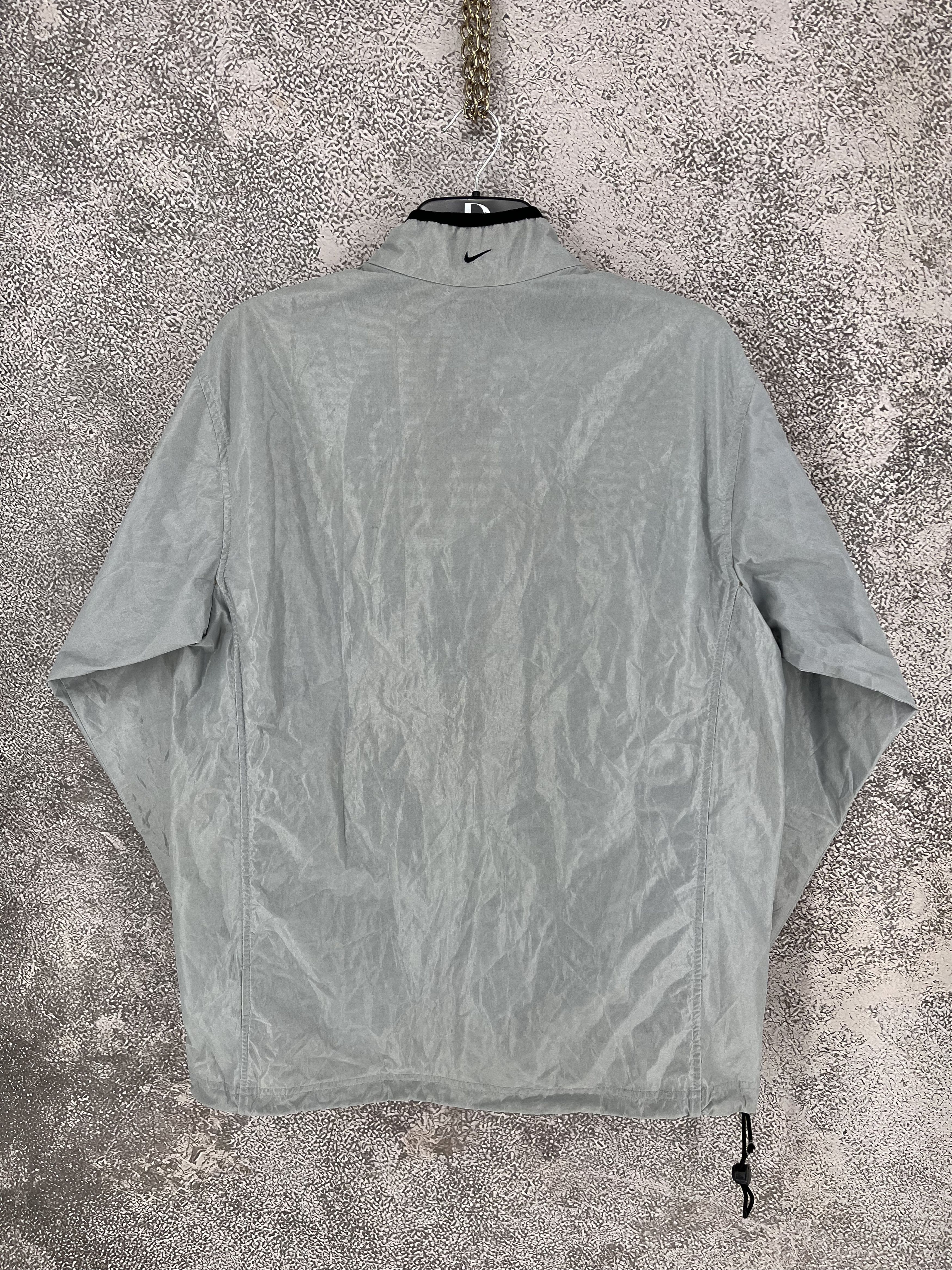 Nike Vintage Nike Pullover Windbreaker Hoodie Grey Size-M Size US M / EU 48-50 / 2 - 15 Thumbnail