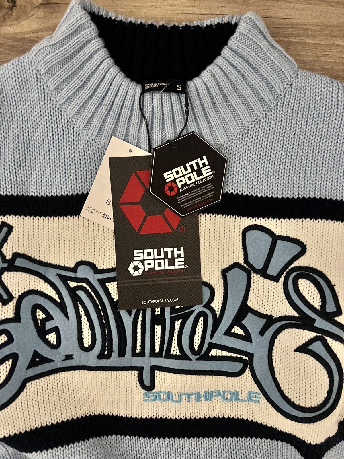 Southpole South pole 90s hip hop sweater knit Size US S / EU 44-46 / 1 - 2 Thumbnail