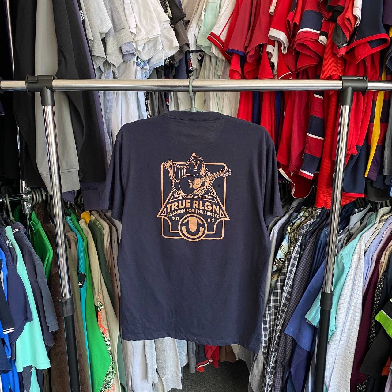 True Religion Designer True Religion Big Logo y2k Japanese opium tee Size US M / EU 48-50 / 2 - 1 Thumbnail