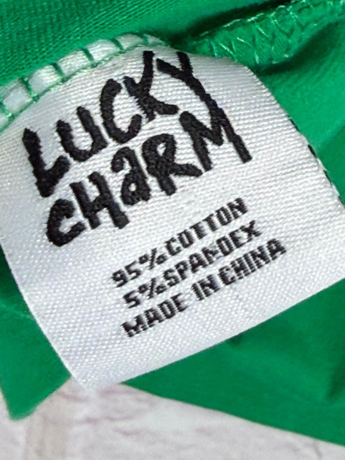 Other Lucky Charm Small Green Graphic T-Shirt with Bunny Design Size US S / EU 44-46 / 1 - 7 Thumbnail