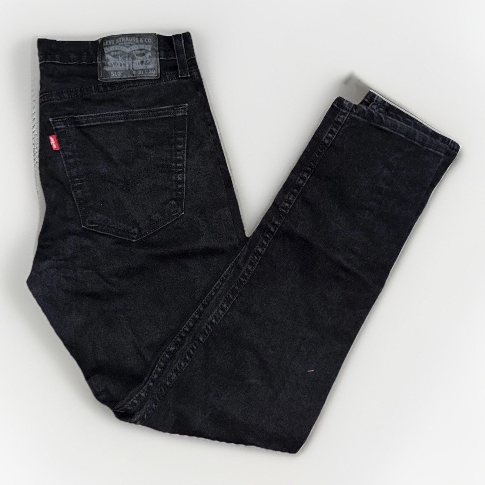 Levi's × Vintage Levi’s 510 Men’s Skinny Jeans Black Denim 30x30 Size US 30 / EU 46 - 1 Thumbnail