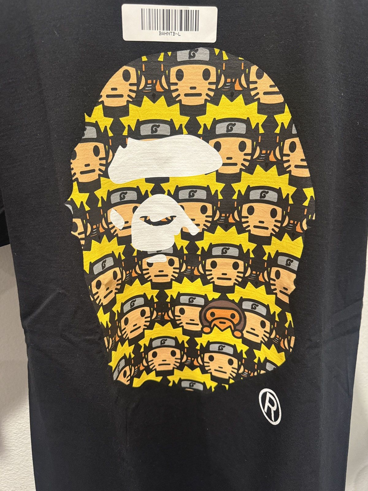 Bape BAPE x Naruto Ape Head Tee Black Brand New Size US L / EU 52-54 / 3 - 2 Thumbnail