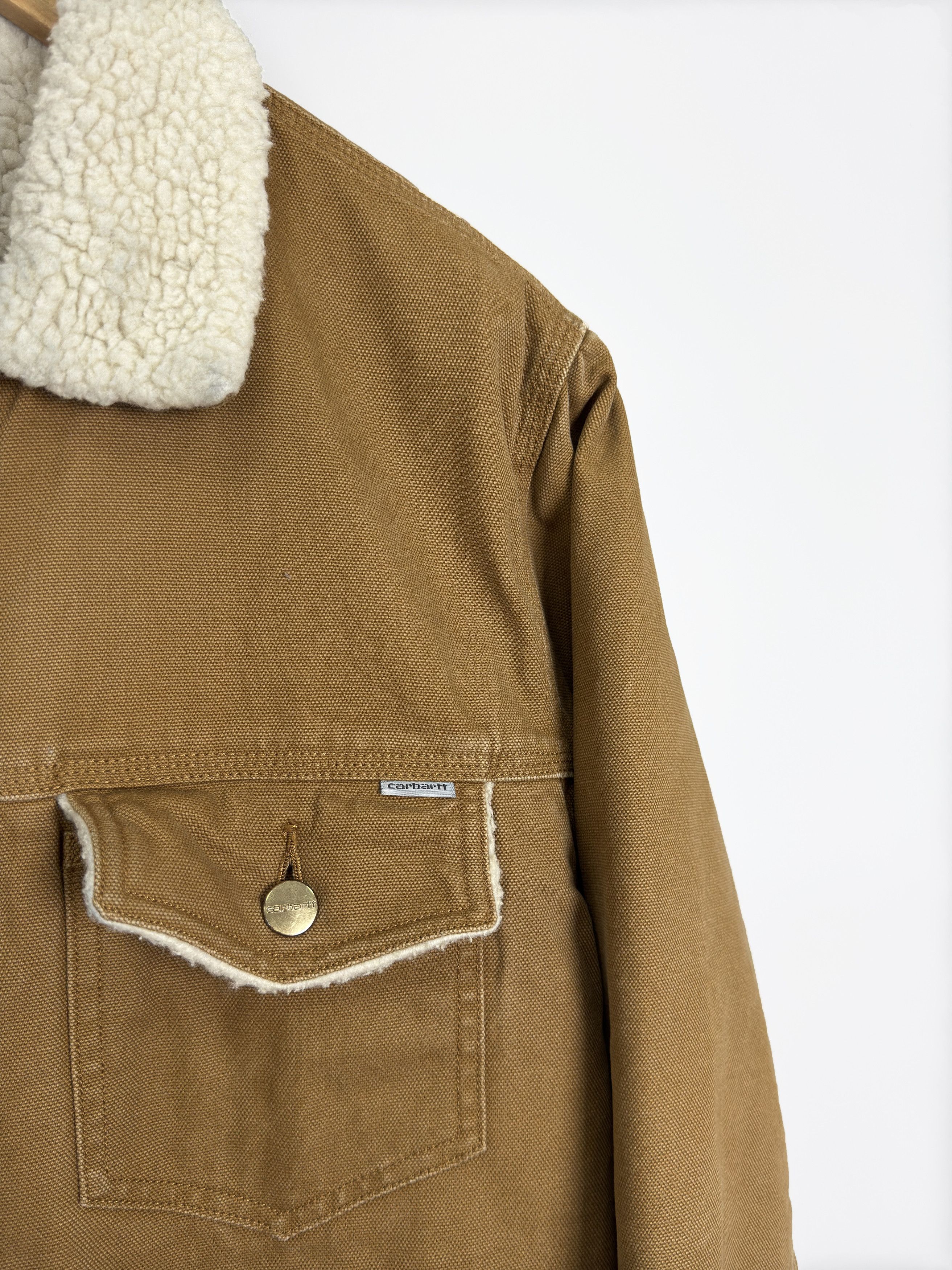 Carhartt Wip Carhartt WIP Miles Sherpa Canvas Jacket Size US M / EU 48-50 / 2 - 4 Thumbnail