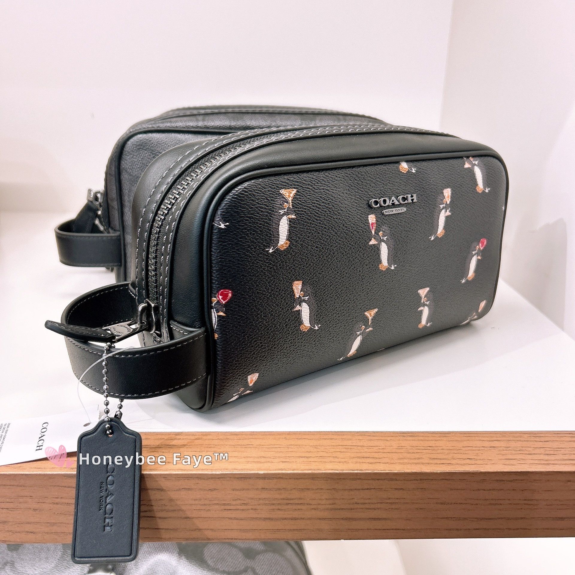 Coach Small Travel Kit With Penguin Print CCP95 Size ONE SIZE - 3 Thumbnail