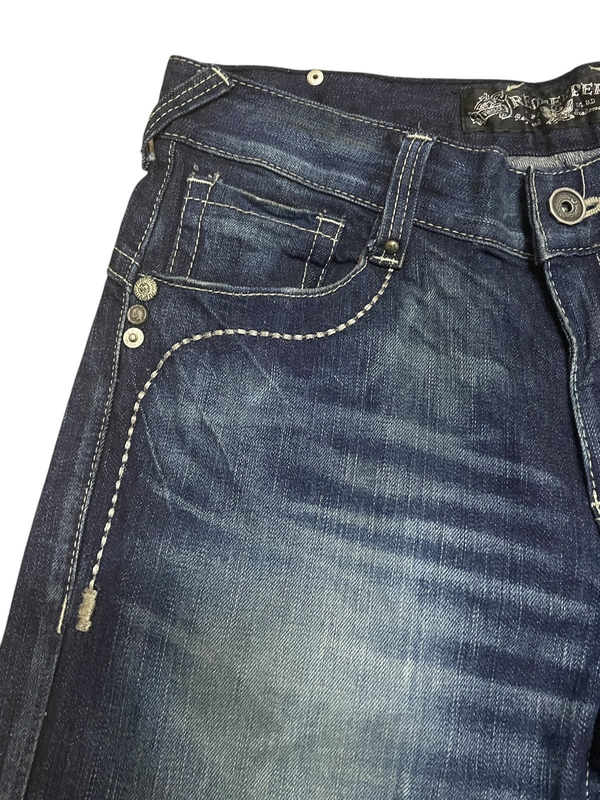 Japanese Brand Rare Vintage Japanese Brand Red Pepper Flared Jeans 1990s Size US 32 / EU 48 - 5 Thumbnail