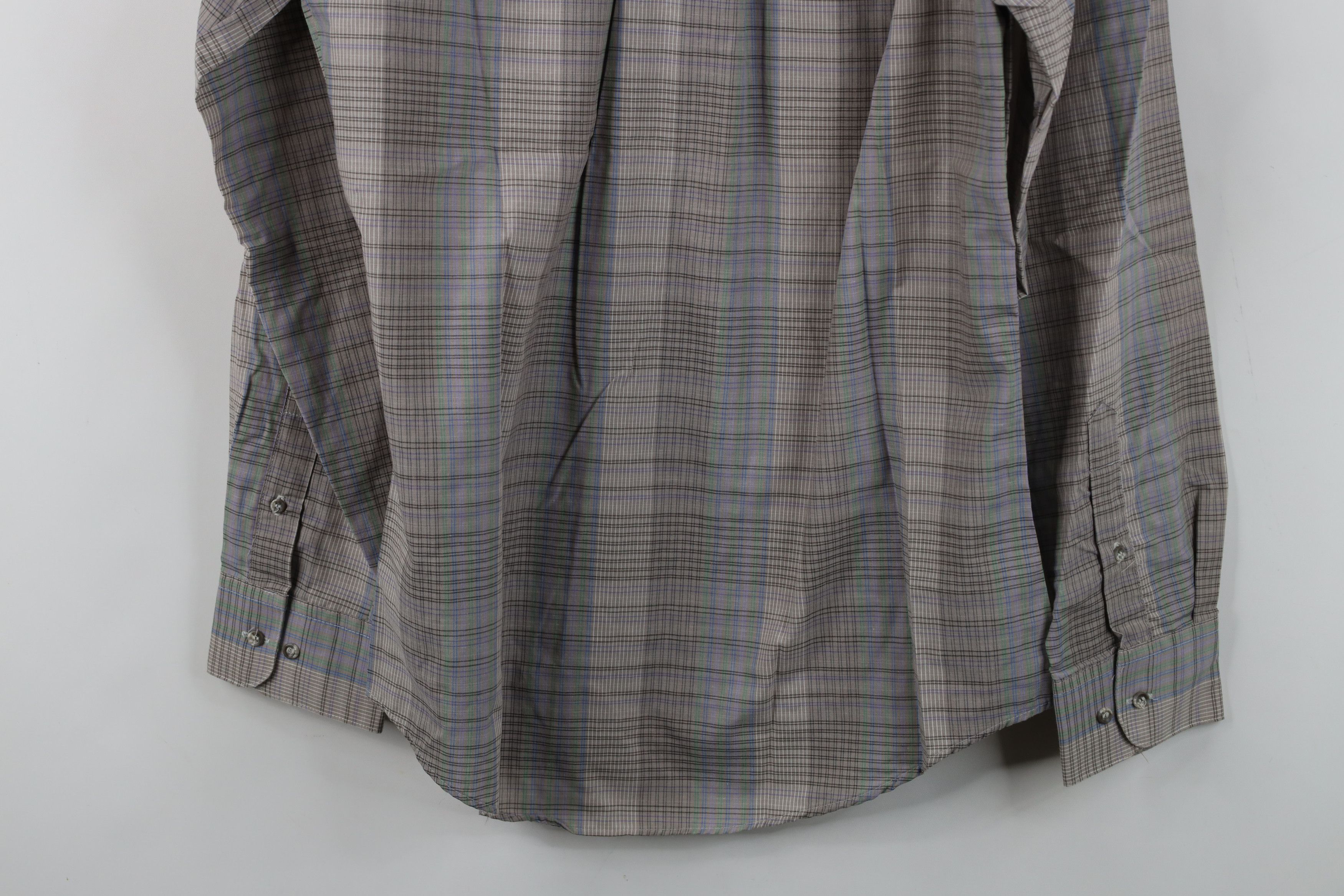 Vintage Deadstock Vintage 90s Streetwear Button Down Shirt Plaid Size US M / EU 48-50 / 2 - 12 Thumbnail