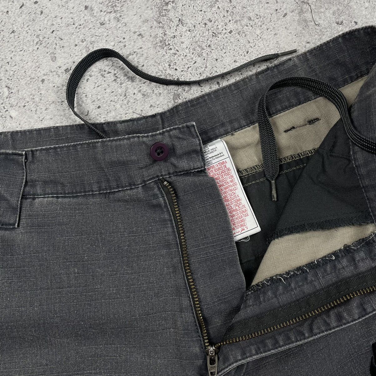 Nike × Vintage Vintage Nike Y2K Grey Cargo Pants Size US 30 / EU 46 - 10 Thumbnail