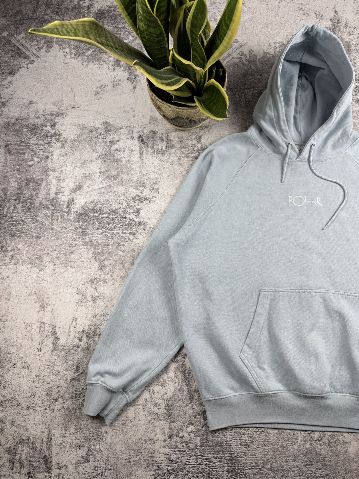Polar Skate Co. Polar Skate Co Default Rap Hip Hop Baggy Blue Sweatshirt Hoodie Pullovover Size US L / EU 52-54 / 3 - 2 Thumbnail