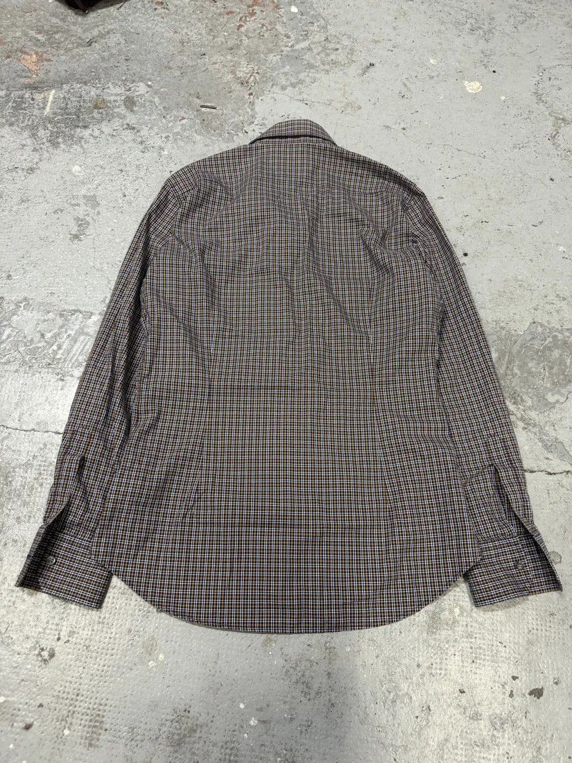 Designer × Dsquared2 × Vintage FW2012 DSquared2 Checkered Blue & Yellow Minimalist Shirt Size US L / EU 52-54 / 3 - 2 Thumbnail