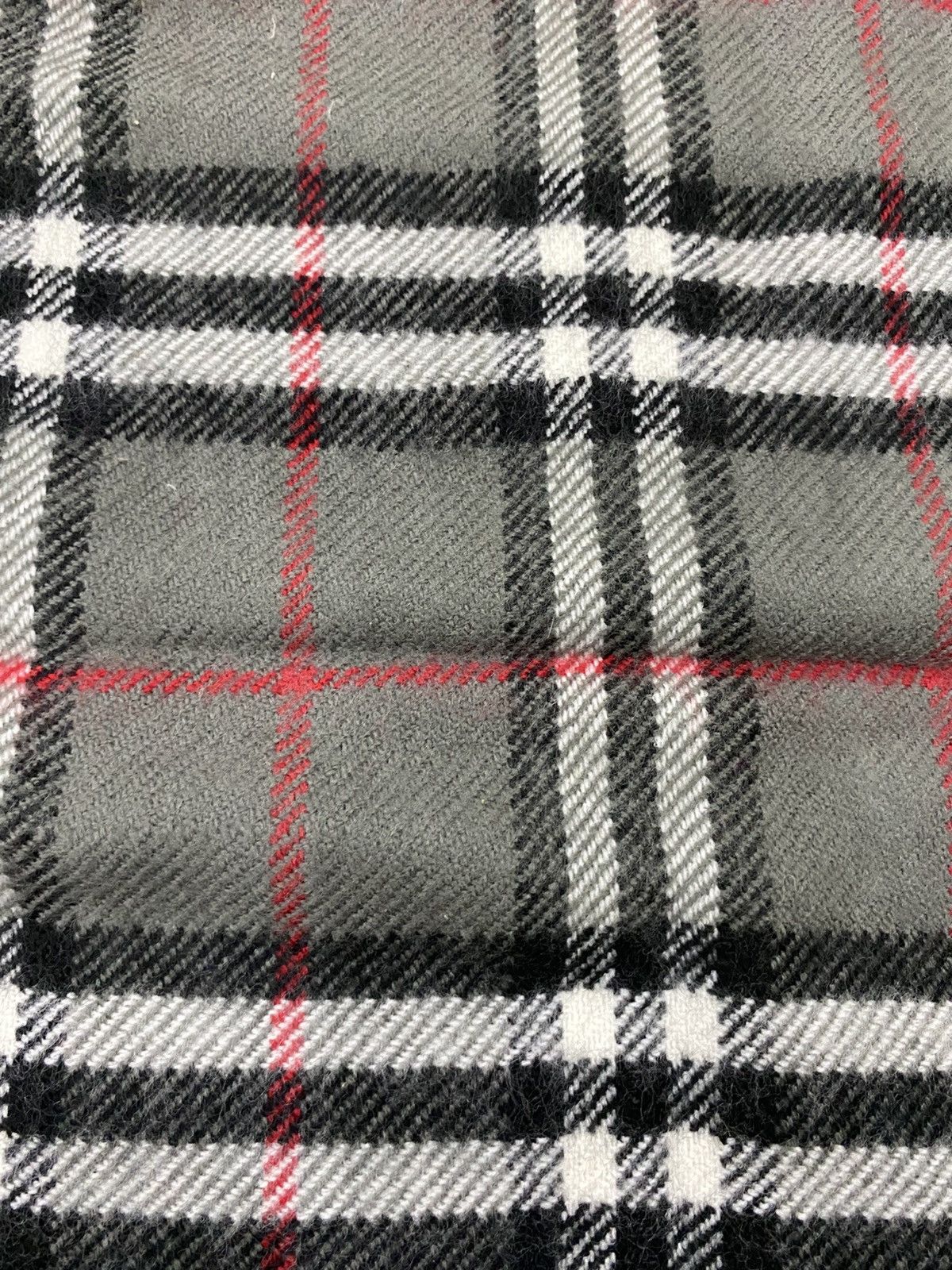 Burberry Vintage Burberrys Scarf 100% Lambwool Unisex Style Size ONE SIZE - 2 Thumbnail