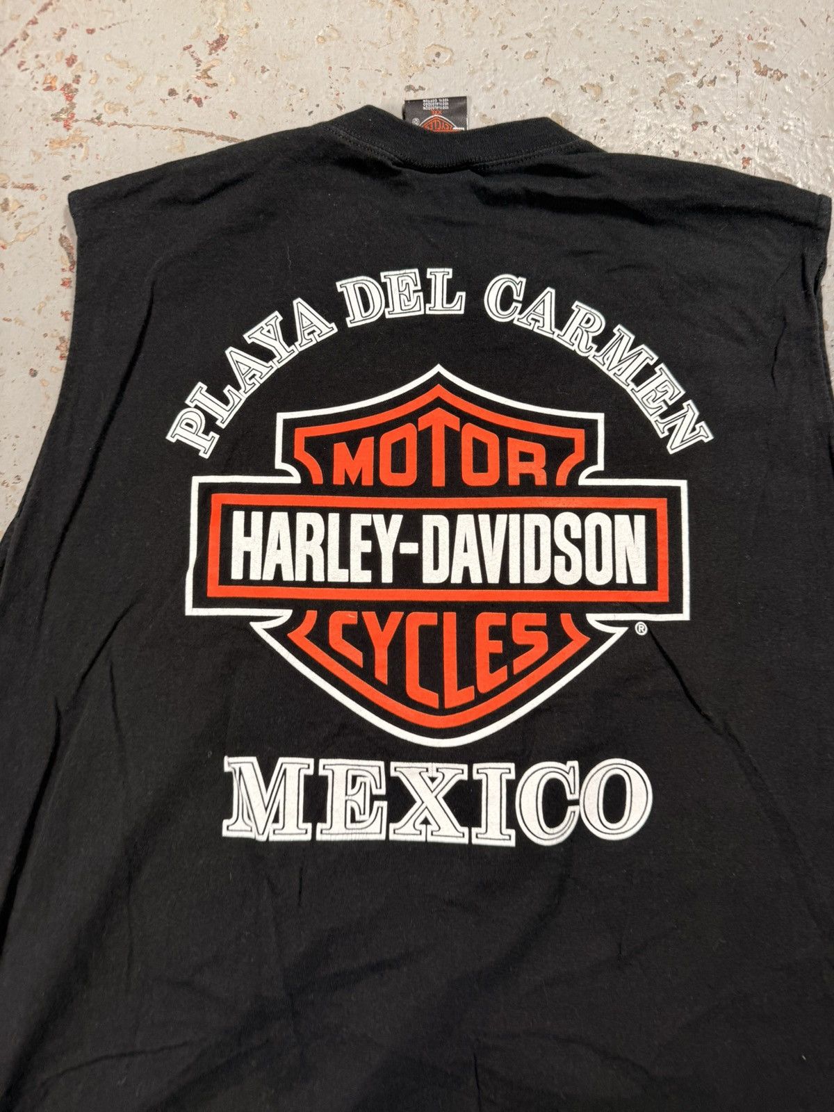 Vintage Vintage Harley Davidson Flaming Eagle Cutoff Size US XXL / EU 58 / 5 - 5 Thumbnail