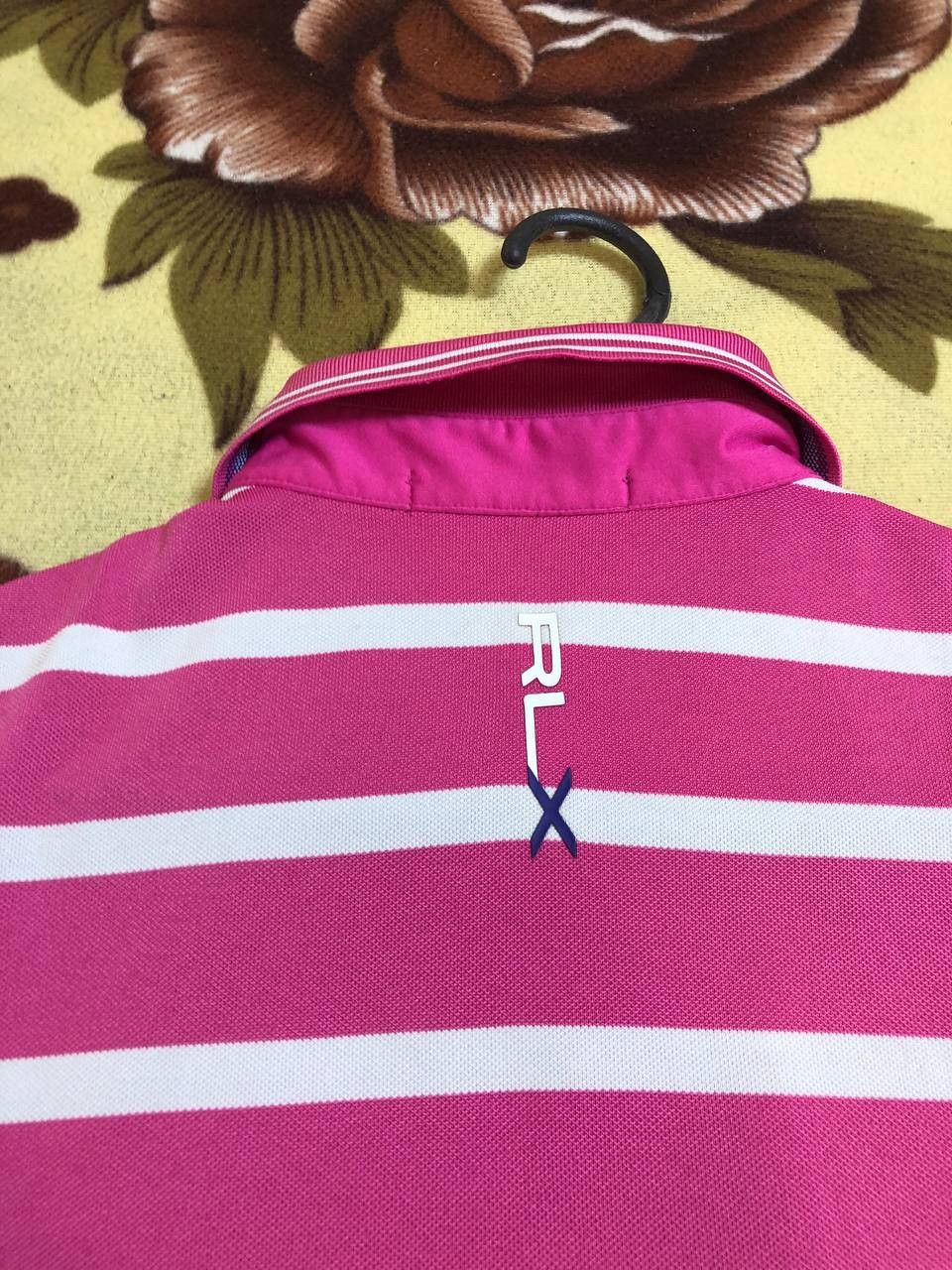 RLX Ralph Lauren RLX Ralph Lauren striped Short Sleeve Pink Shirt polo Size US M / EU 48-50 / 2 - 12 Thumbnail