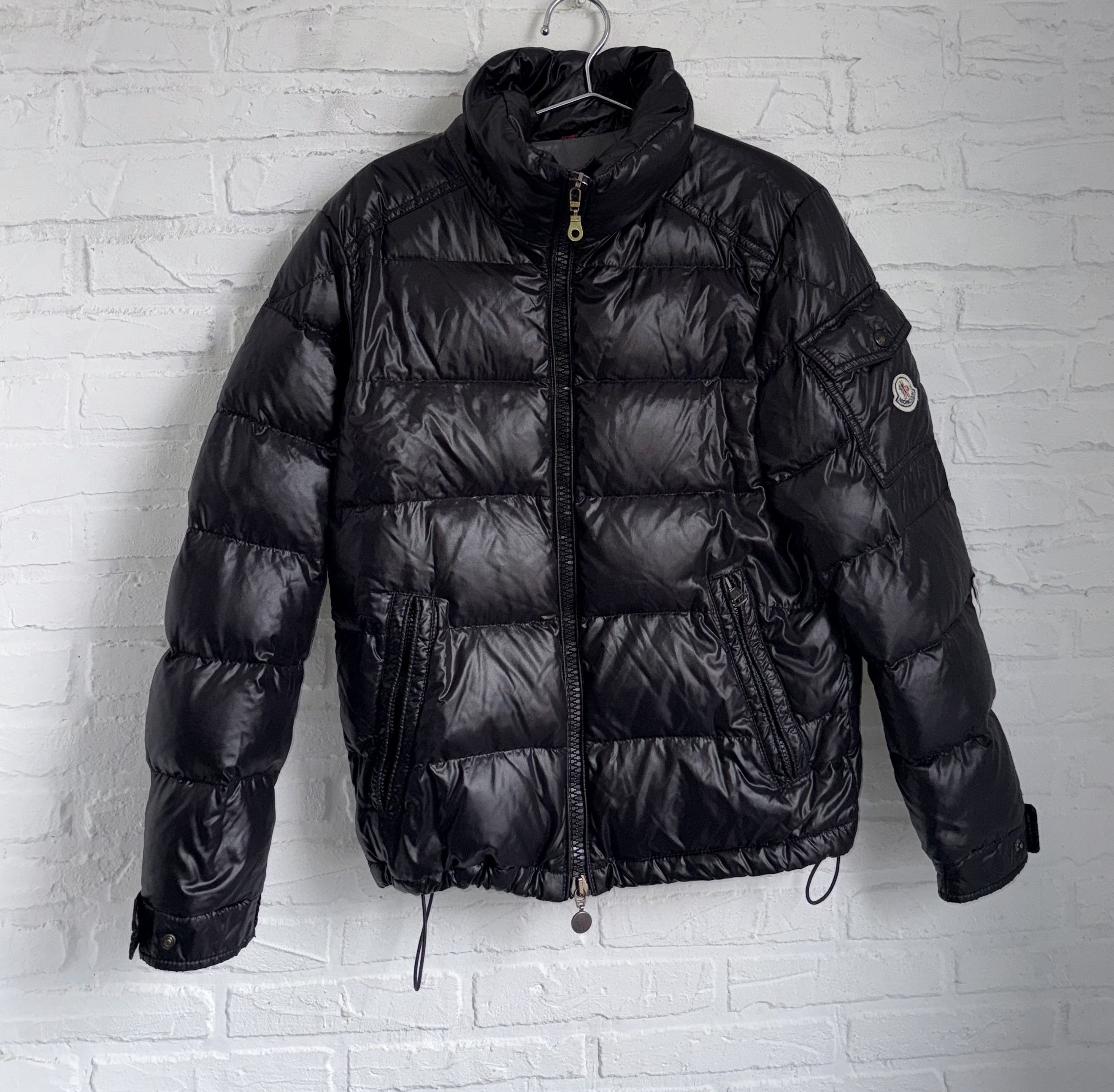 Moncler Moncler Maya Giubbotto Black Glossy Puffer jacket Size US S / EU 44-46 / 1 - 1 Thumbnail