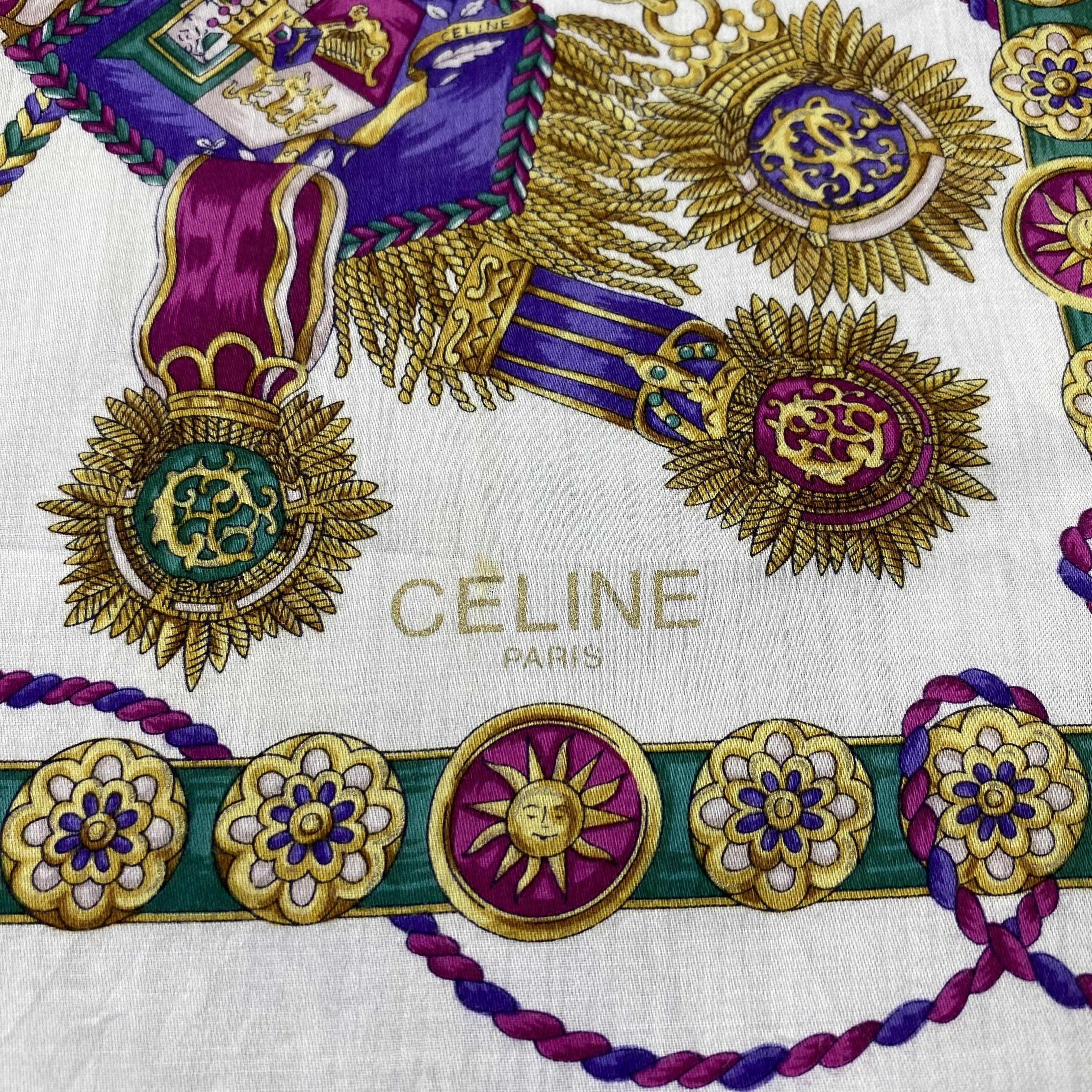 Celine Celine Handkerchief / Bandana / Neckerchief-B2352 Size ONE SIZE - 7 Thumbnail